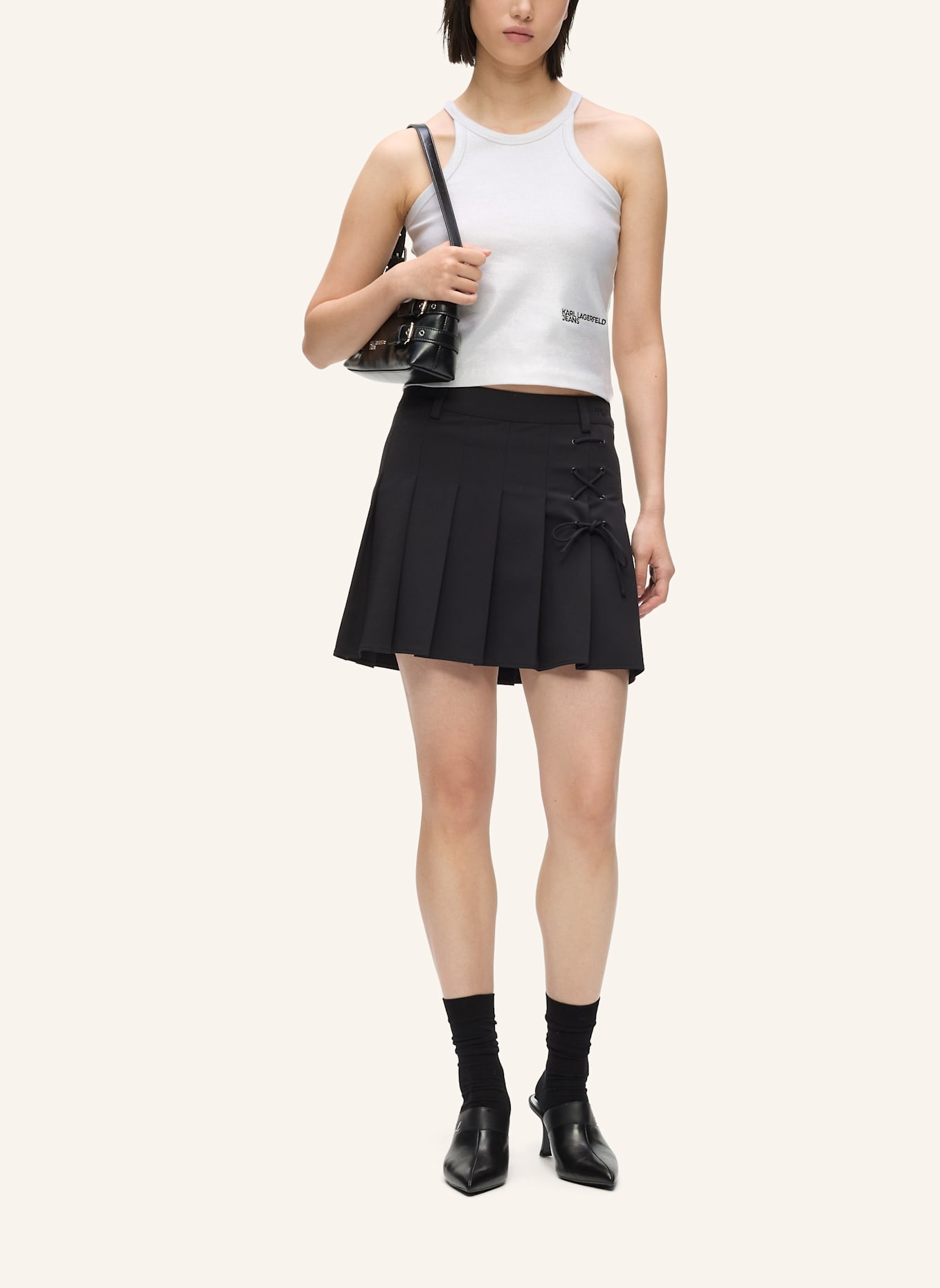 KARL LAGERFELD JEANS Top: SILBER