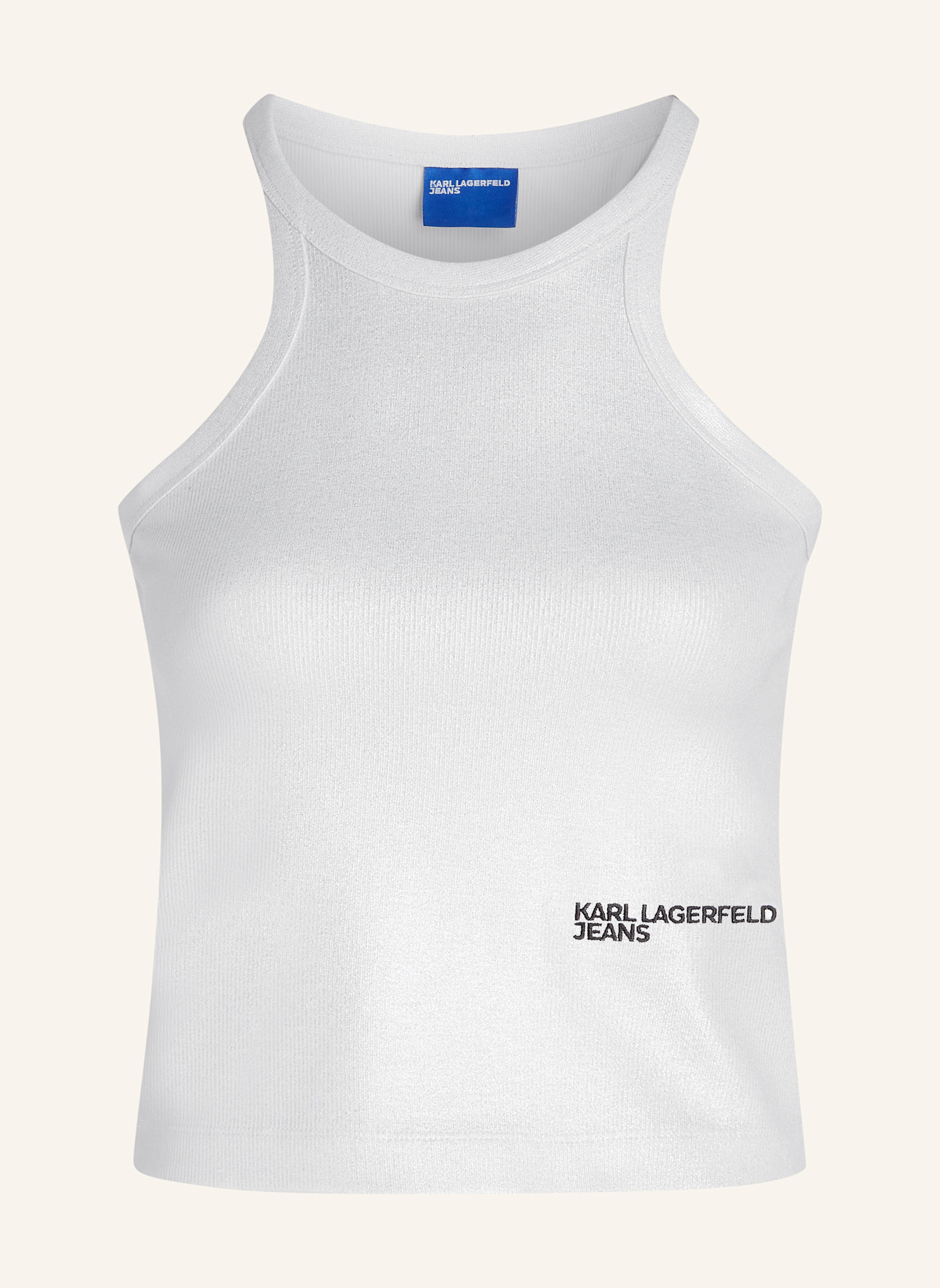 KARL LAGERFELD JEANS Top: SILBER