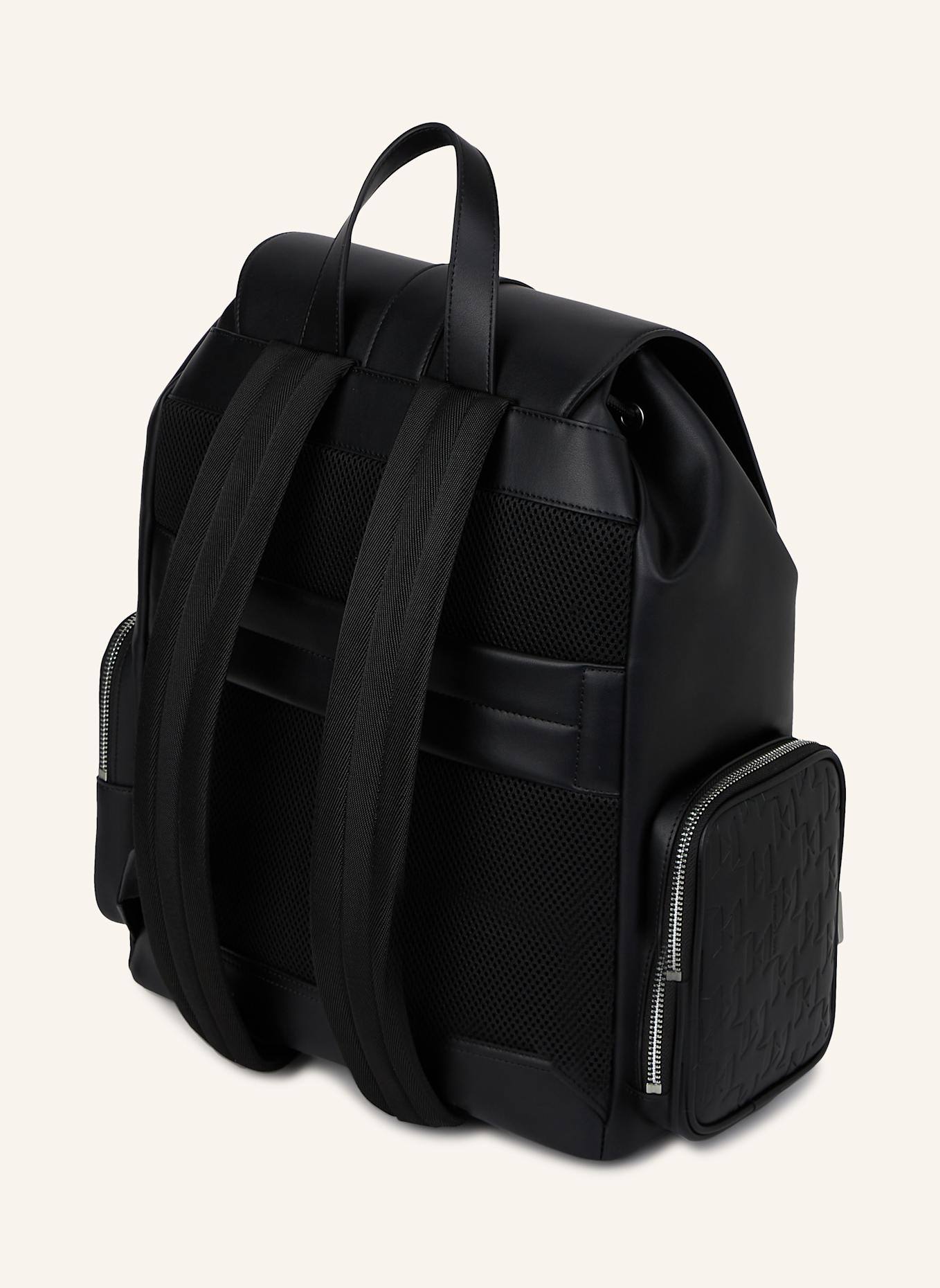 KARL LAGERFELD Rucksack: SCHWARZ