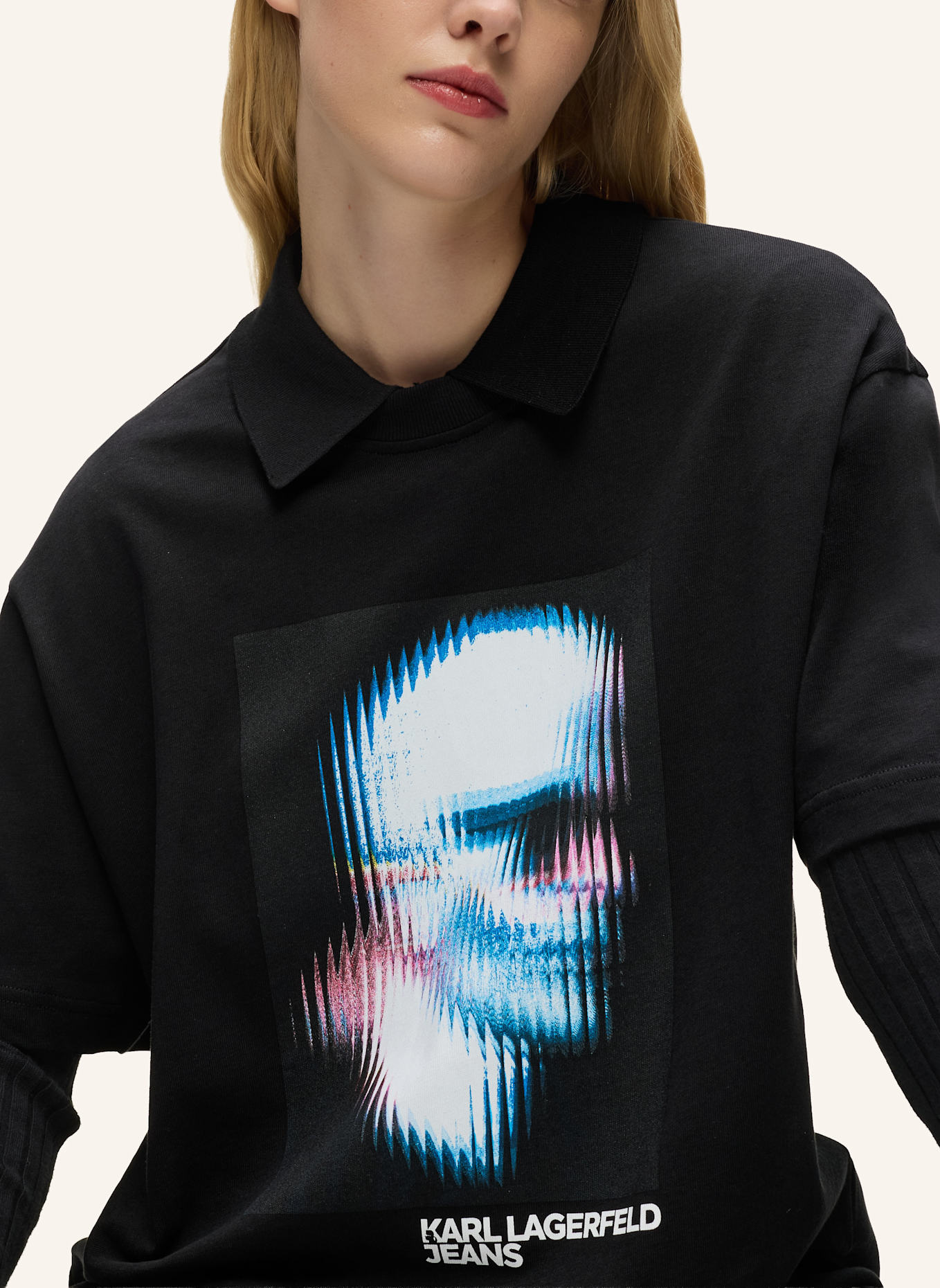 KARL LAGERFELD JEANS T-shirt: SCHWARZ