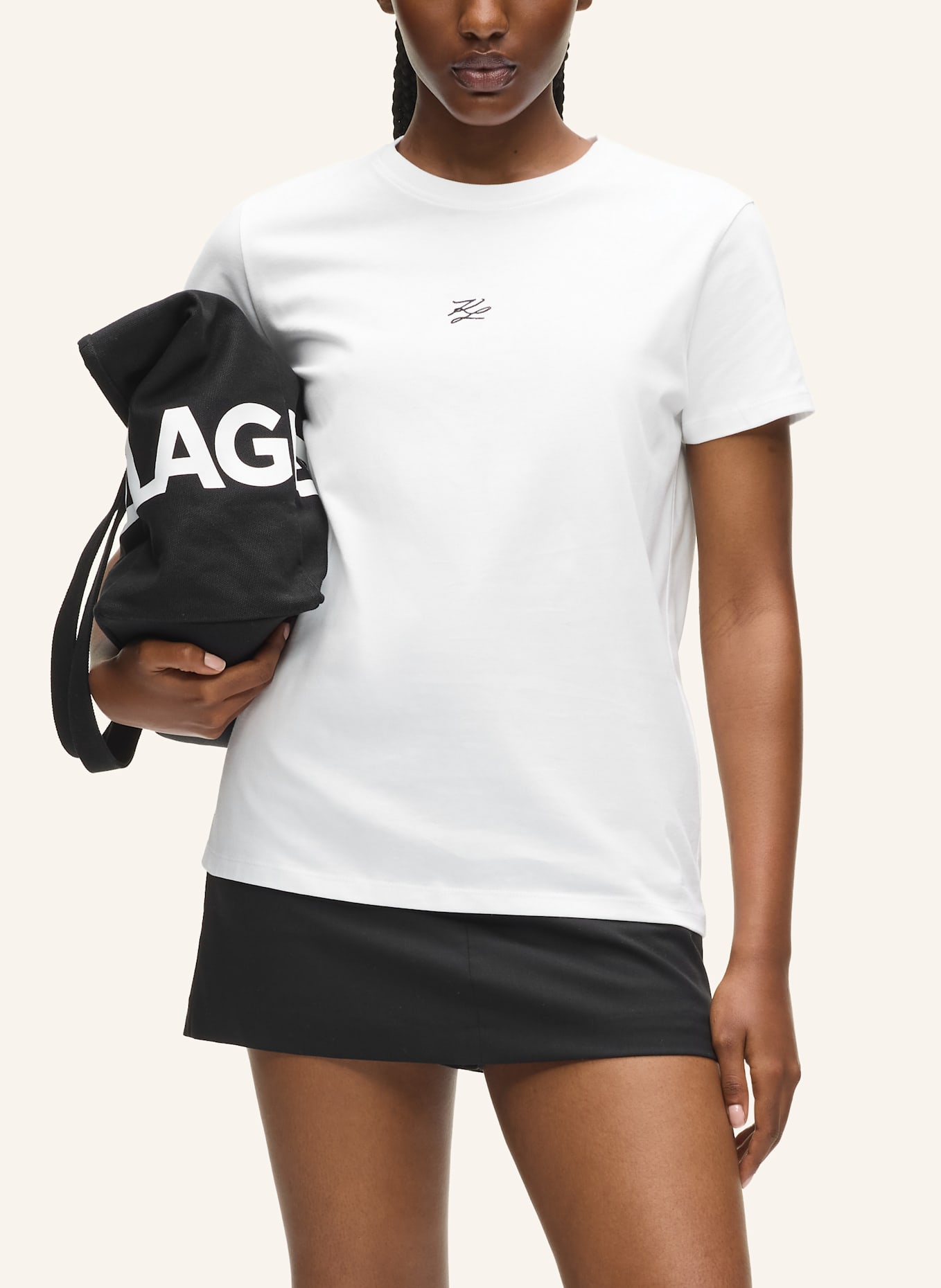 KARL LAGERFELD T-shirt: WEISS