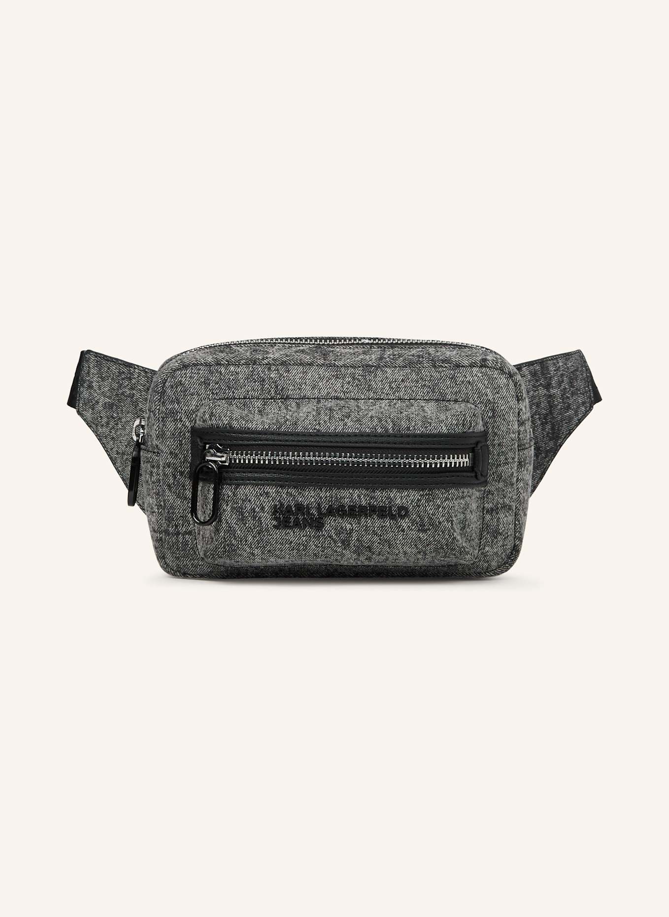 KARL LAGERFELD JEANS Gürteltasche: SCHWARZ