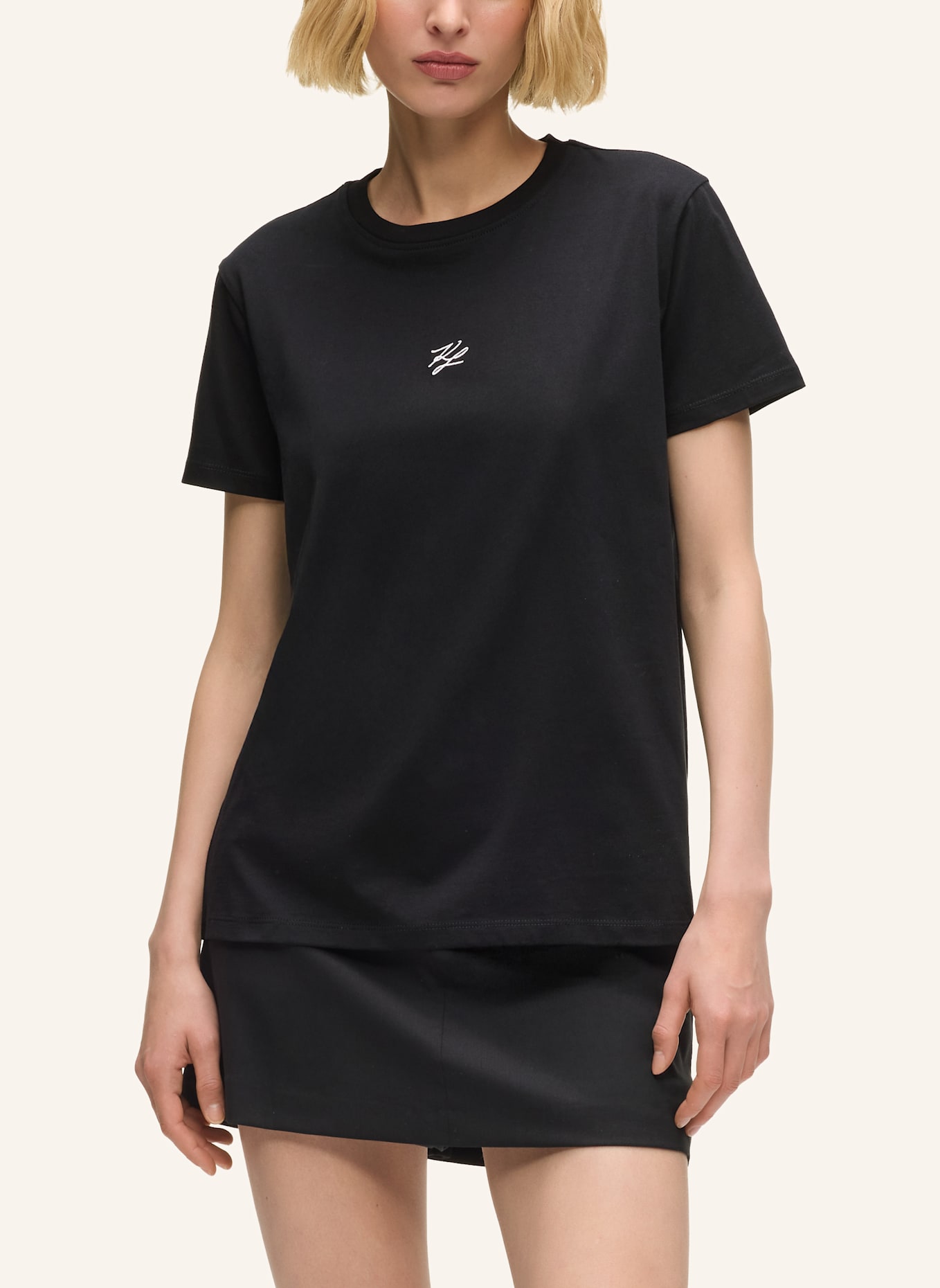 KARL LAGERFELD T-shirt: SCHWARZ