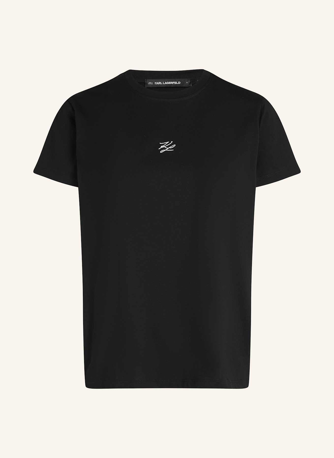 KARL LAGERFELD T-shirt: SCHWARZ