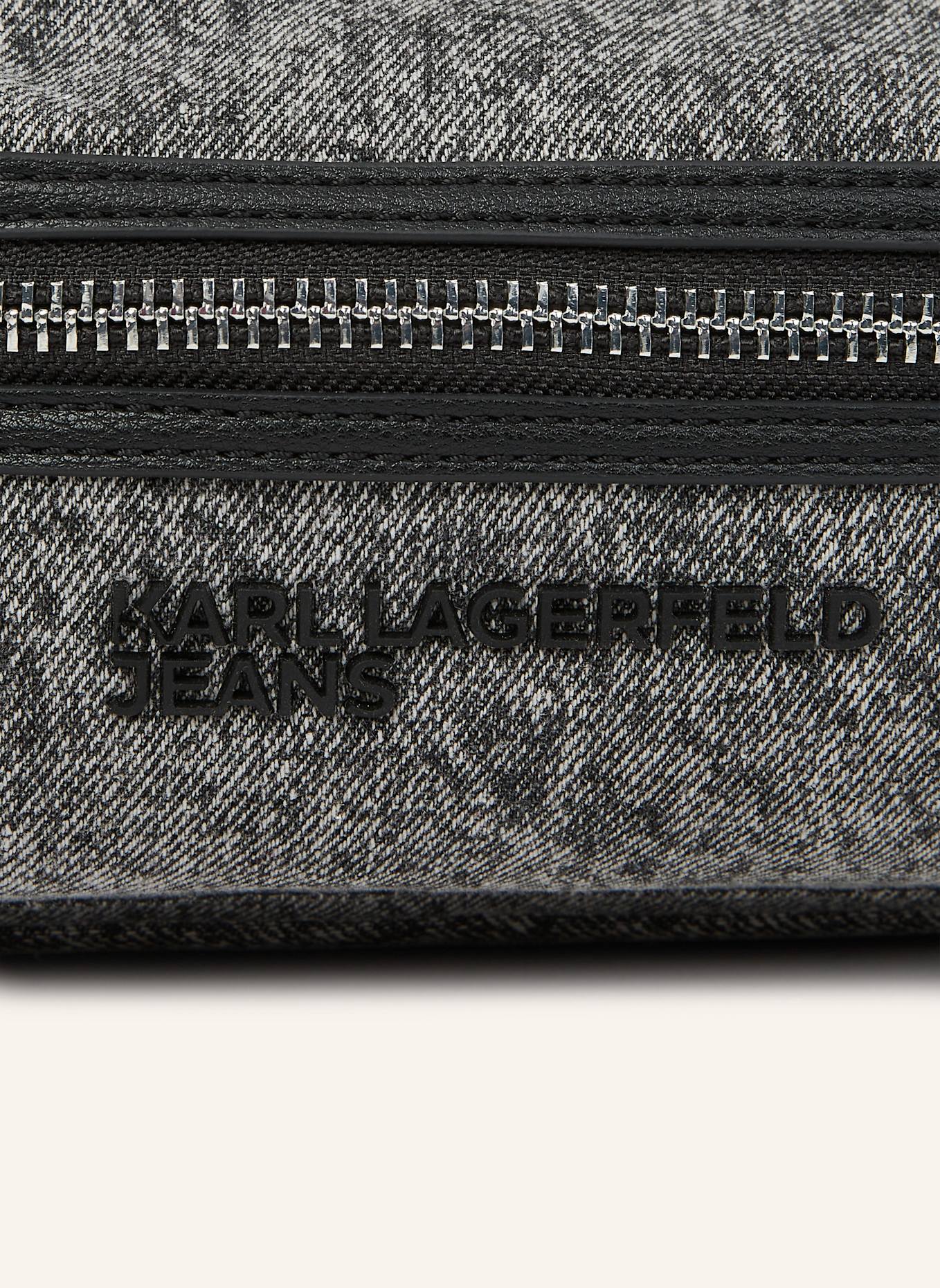 KARL LAGERFELD JEANS Gürteltasche: SCHWARZ