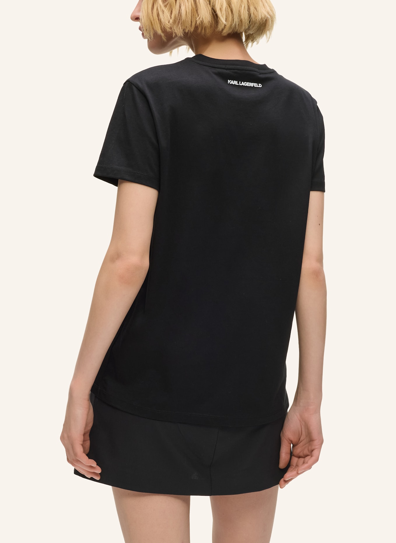 KARL LAGERFELD T-shirt: SCHWARZ