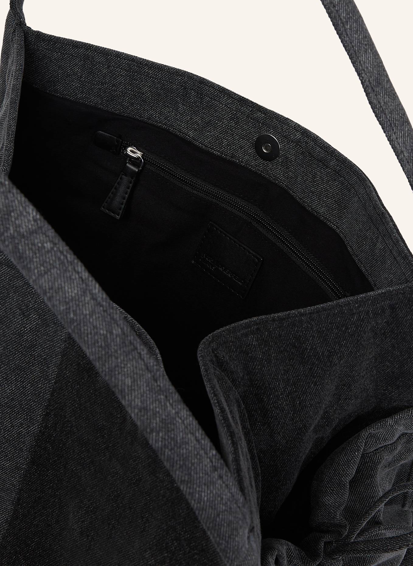 KARL LAGERFELD JEANS Shopper: SCHWARZ/ GRAU