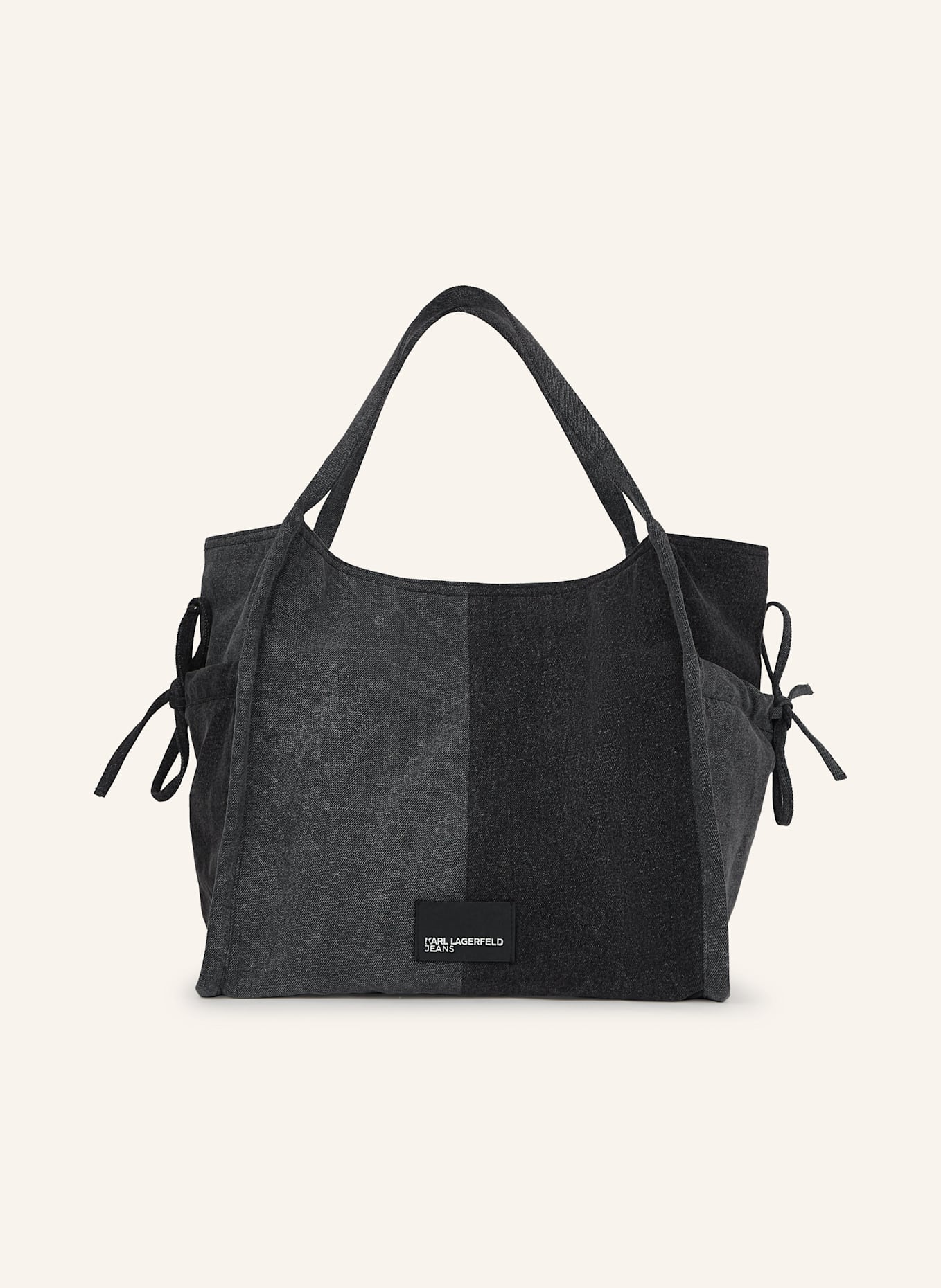 KARL LAGERFELD JEANS Shopper: SCHWARZ/ GRAU