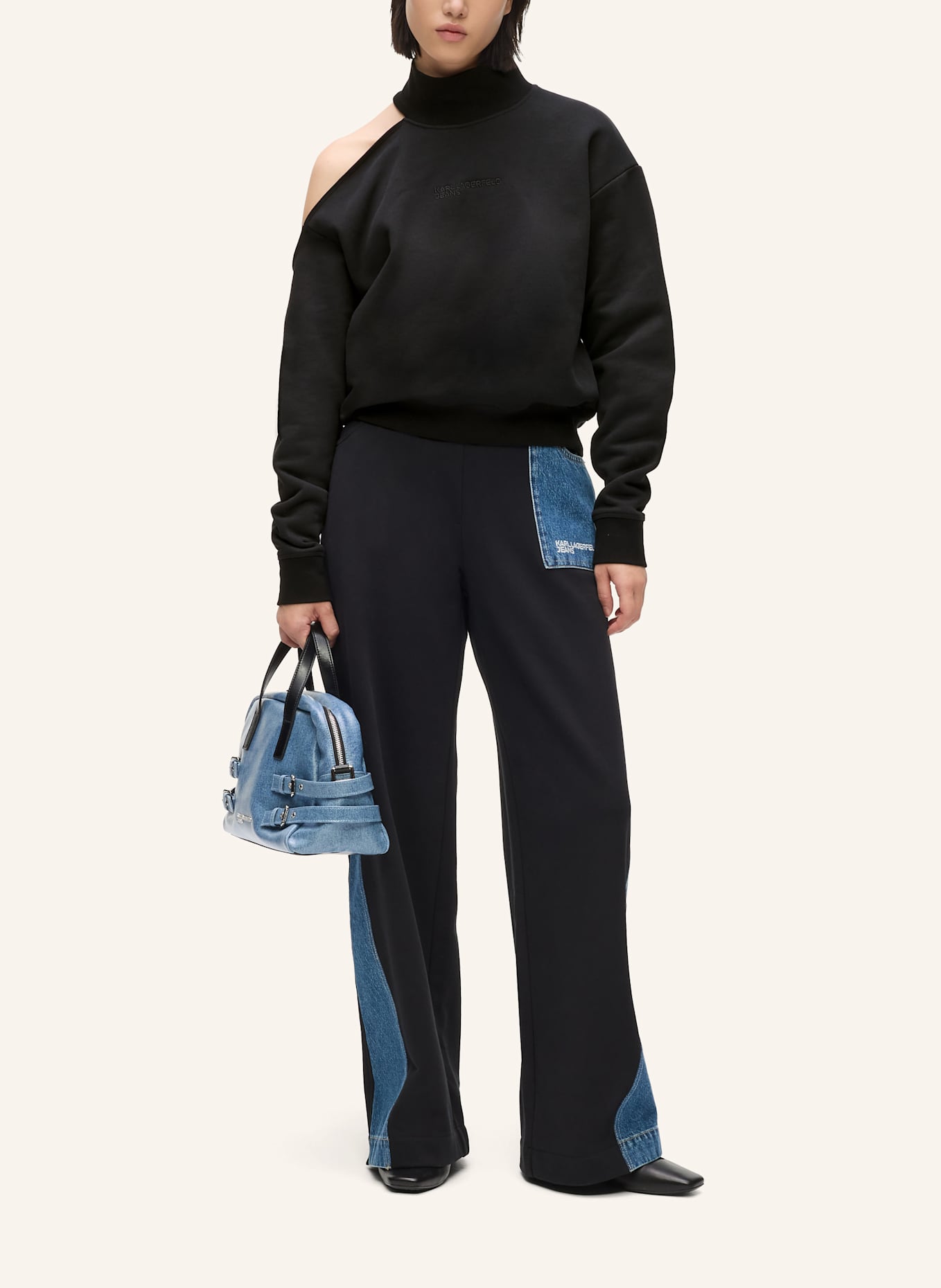 KARL LAGERFELD JEANS Sweatshirt: SCHWARZ