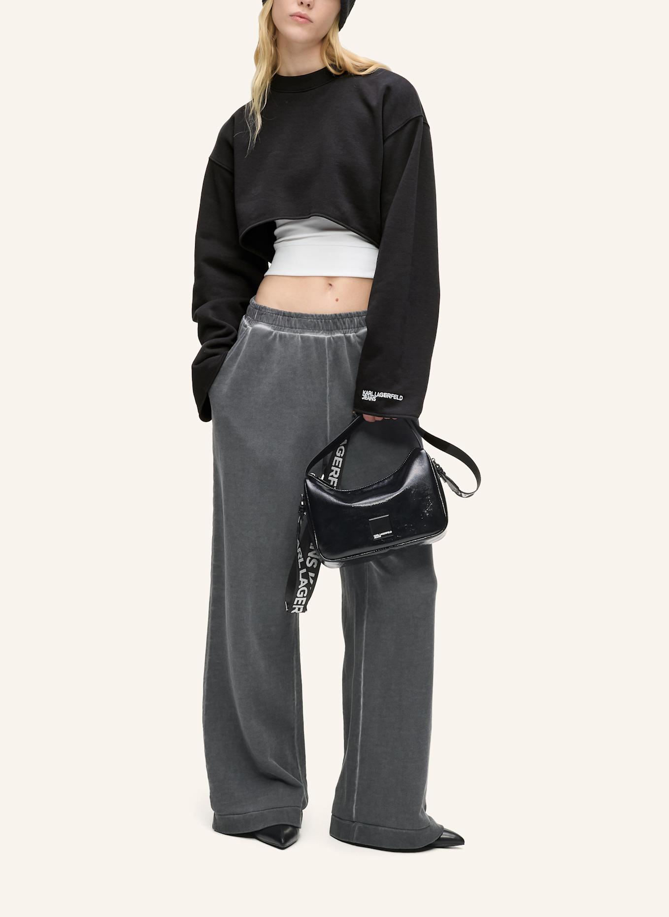 KARL LAGERFELD JEANS Sweatshirt: WEISS/ SCHWARZ