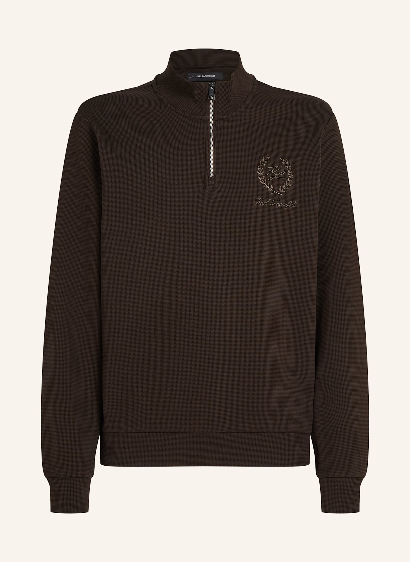 KARL LAGERFELD Top: DUNKELBRAUN