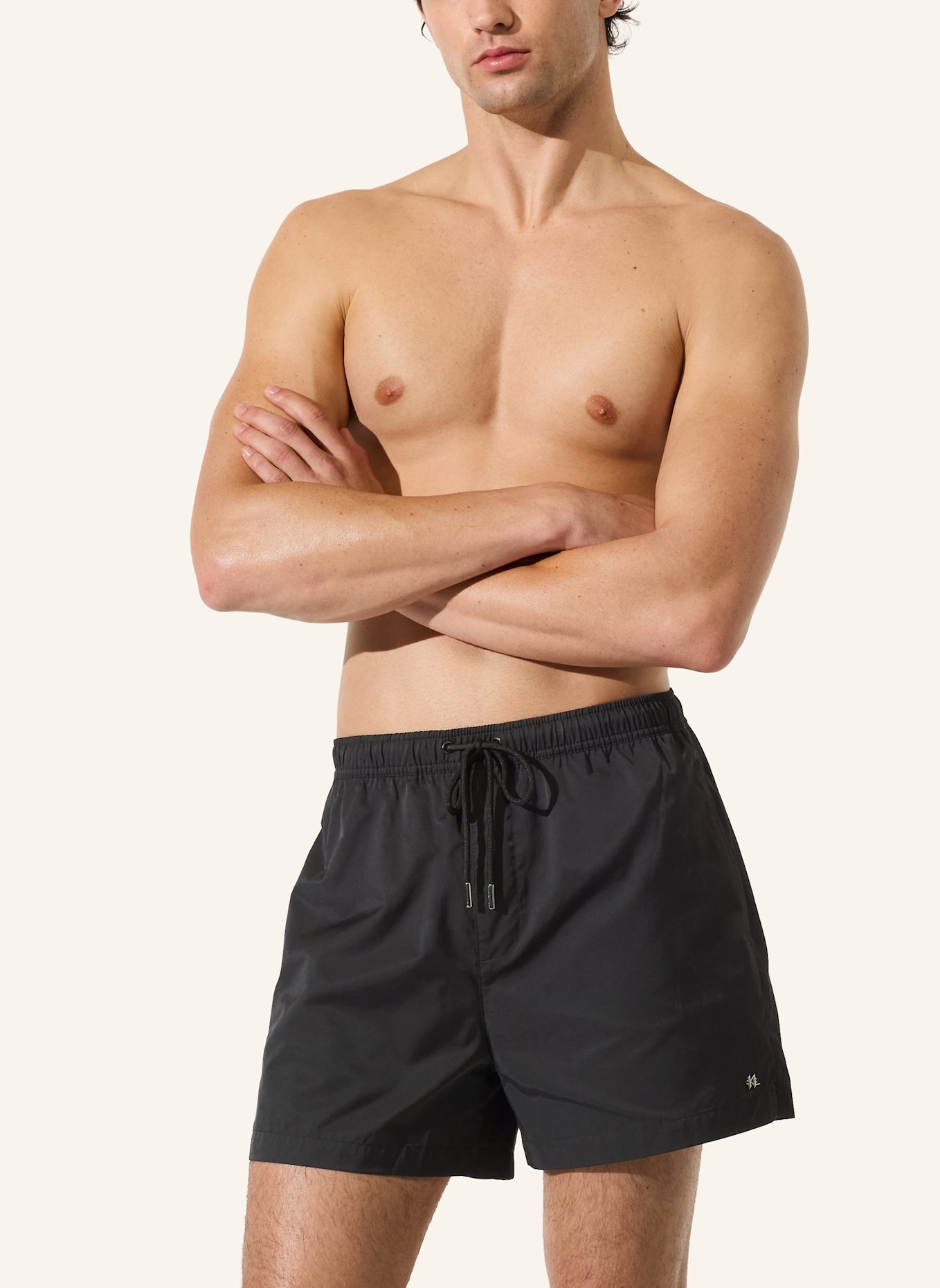 KARL LAGERFELD Bikini-Hose: SCHWARZ