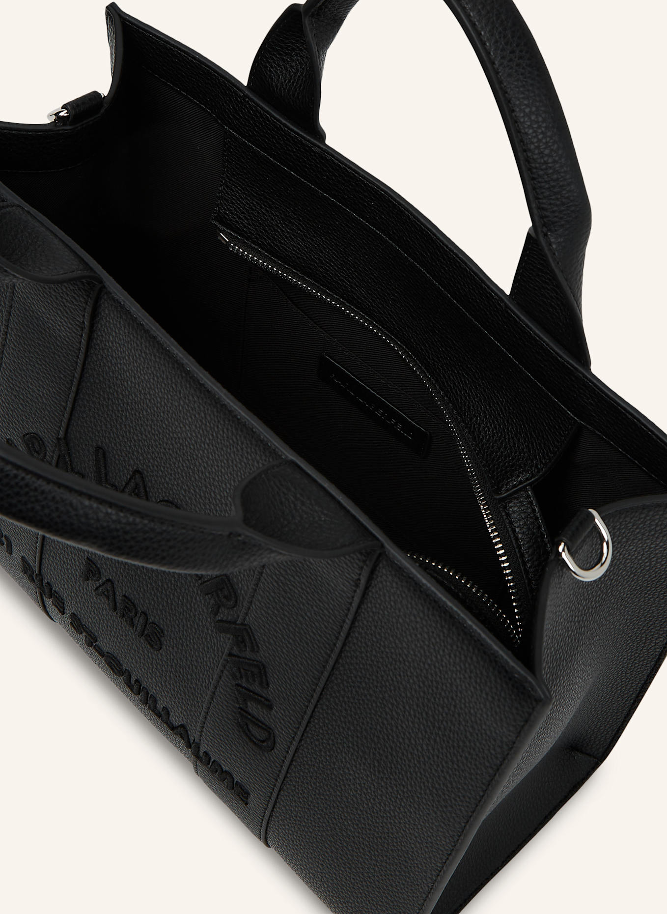 KARL LAGERFELD Handtasche: SCHWARZ