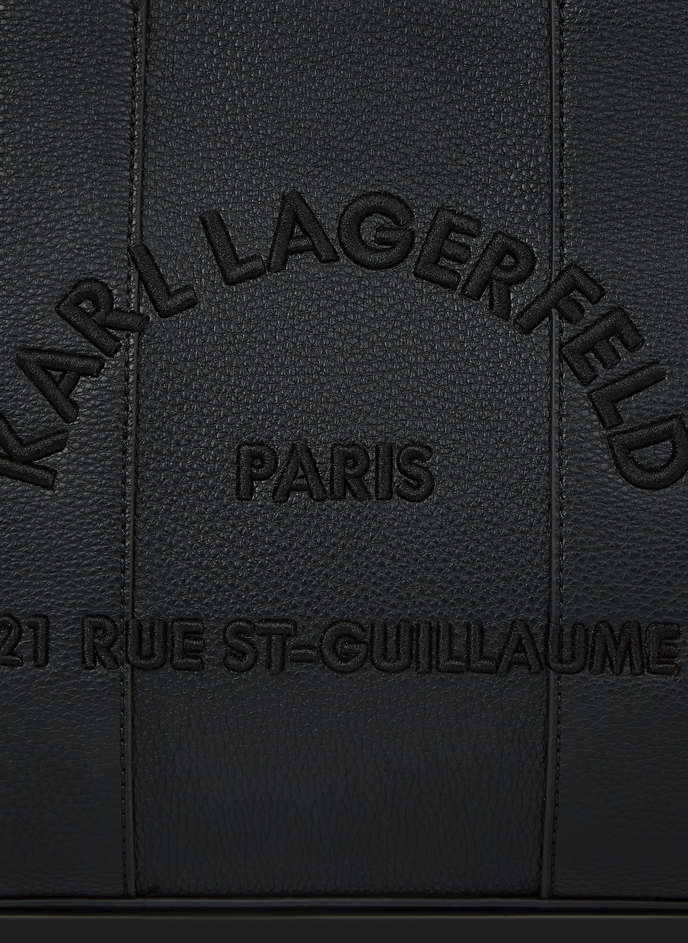 KARL LAGERFELD Handtasche: SCHWARZ