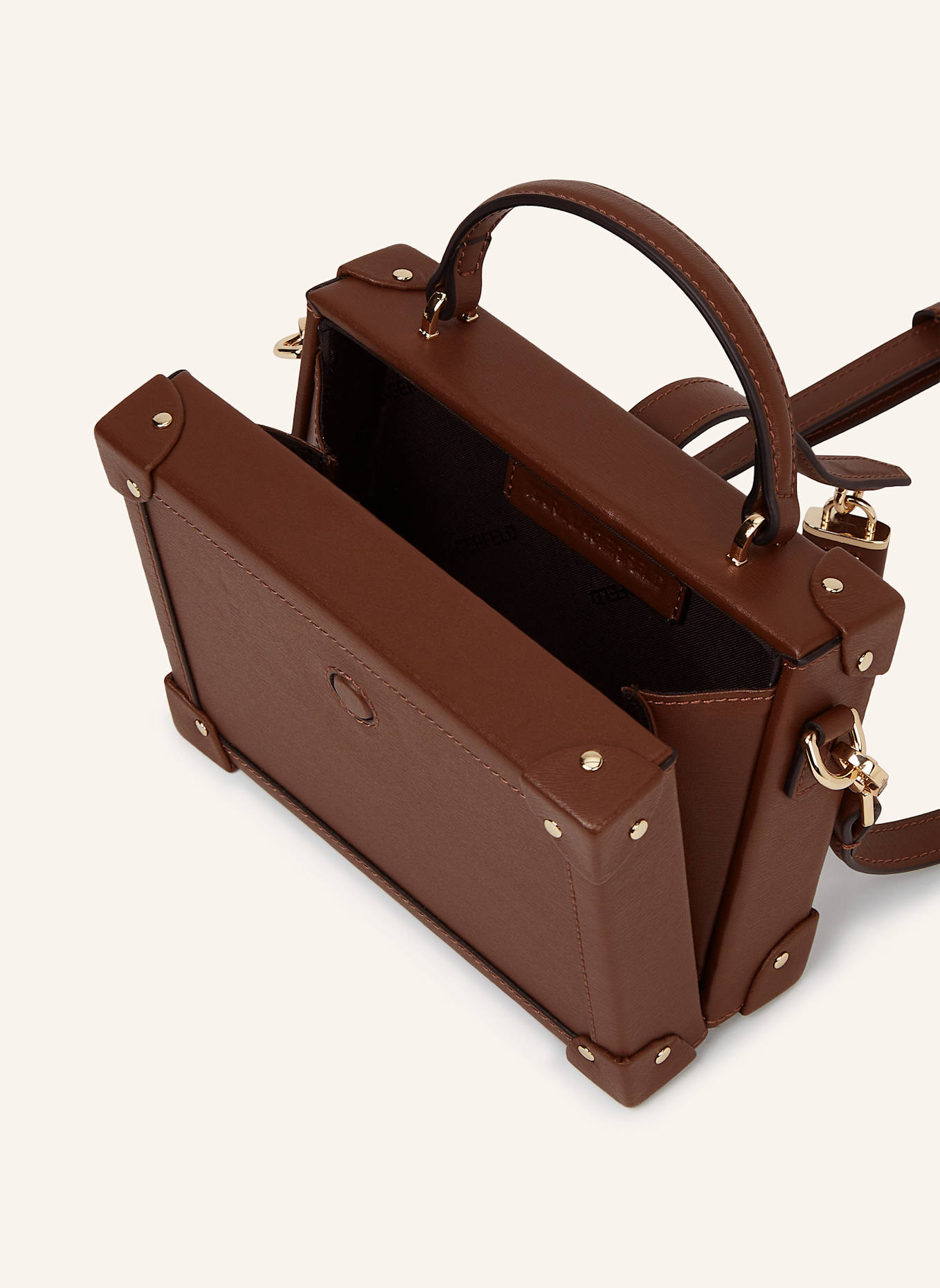 KARL LAGERFELD Umhängetasche: BRAUN