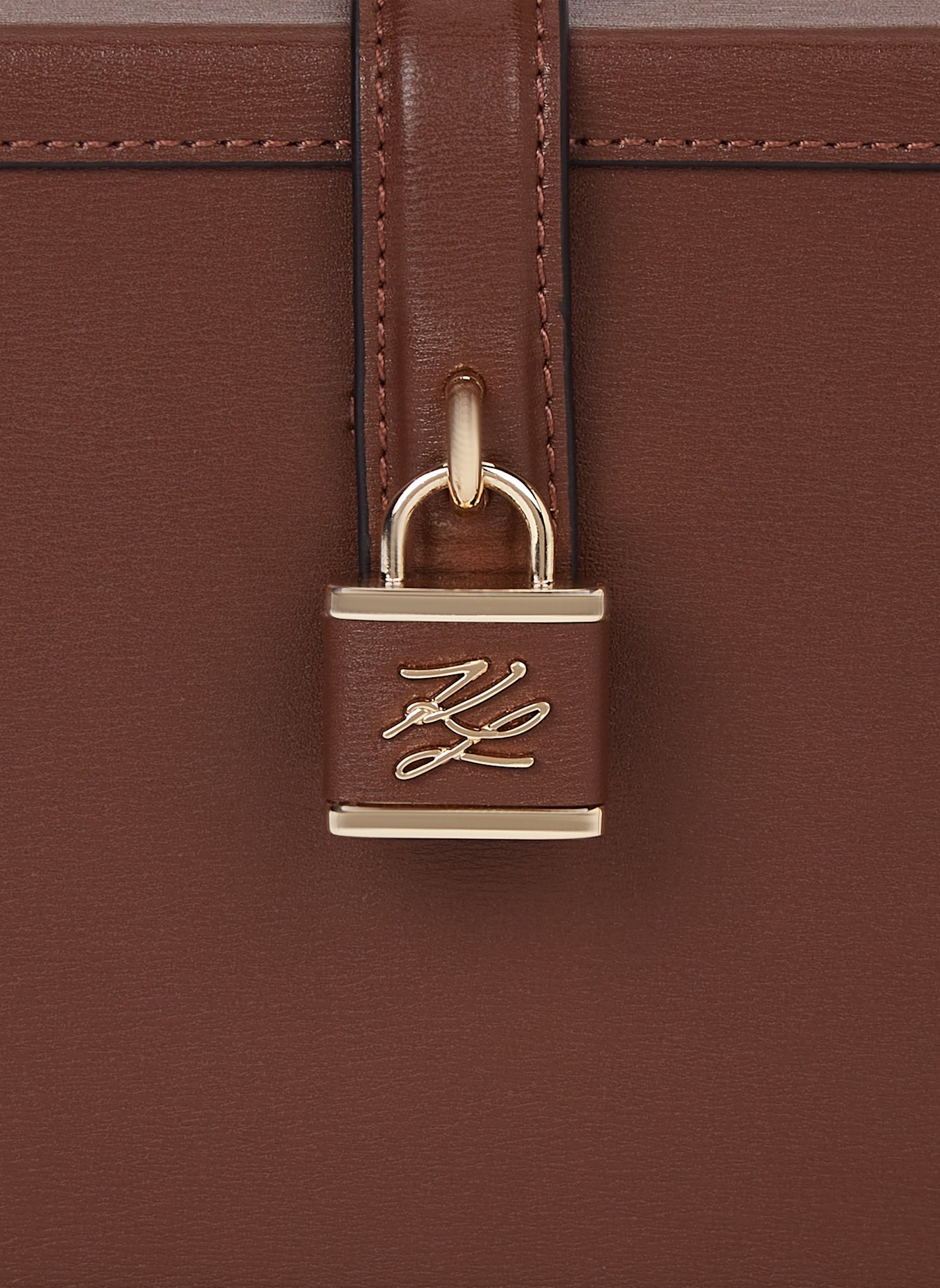 KARL LAGERFELD Umhängetasche: BRAUN