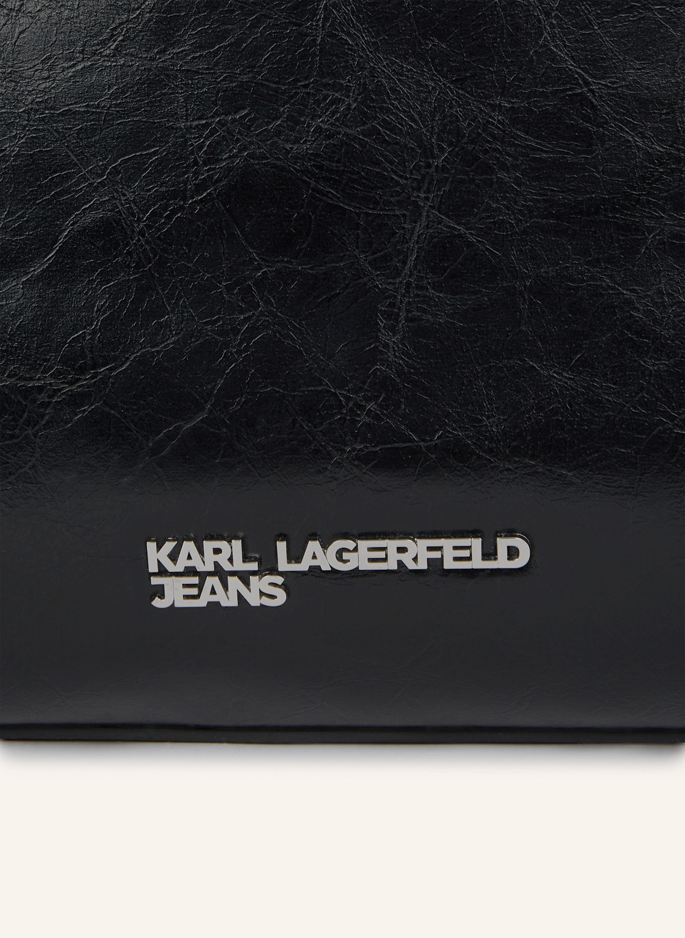 KARL LAGERFELD JEANS Schultertasche: SCHWARZ