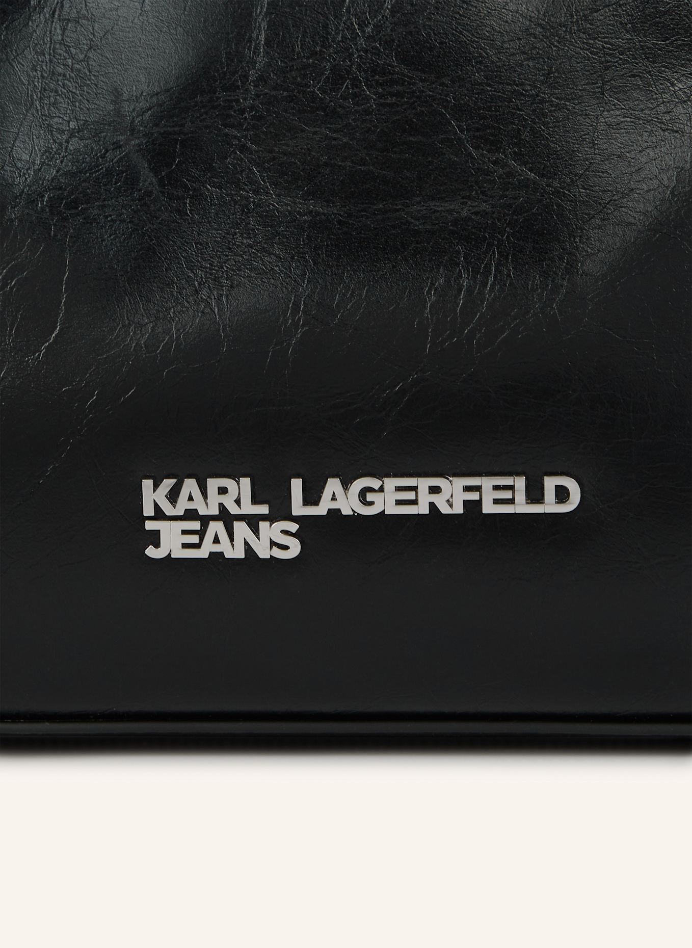 KARL LAGERFELD JEANS Schultertasche: SCHWARZ