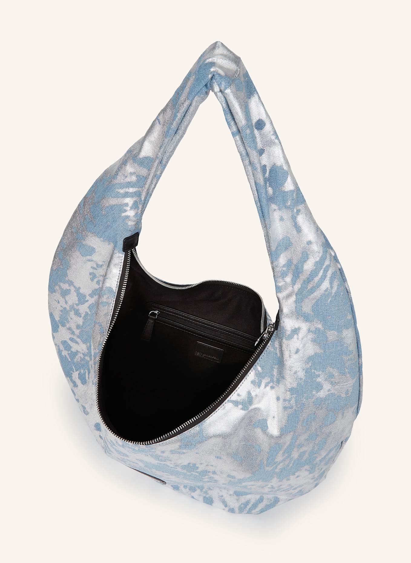 KARL LAGERFELD JEANS Hobo-Bag: SILBER