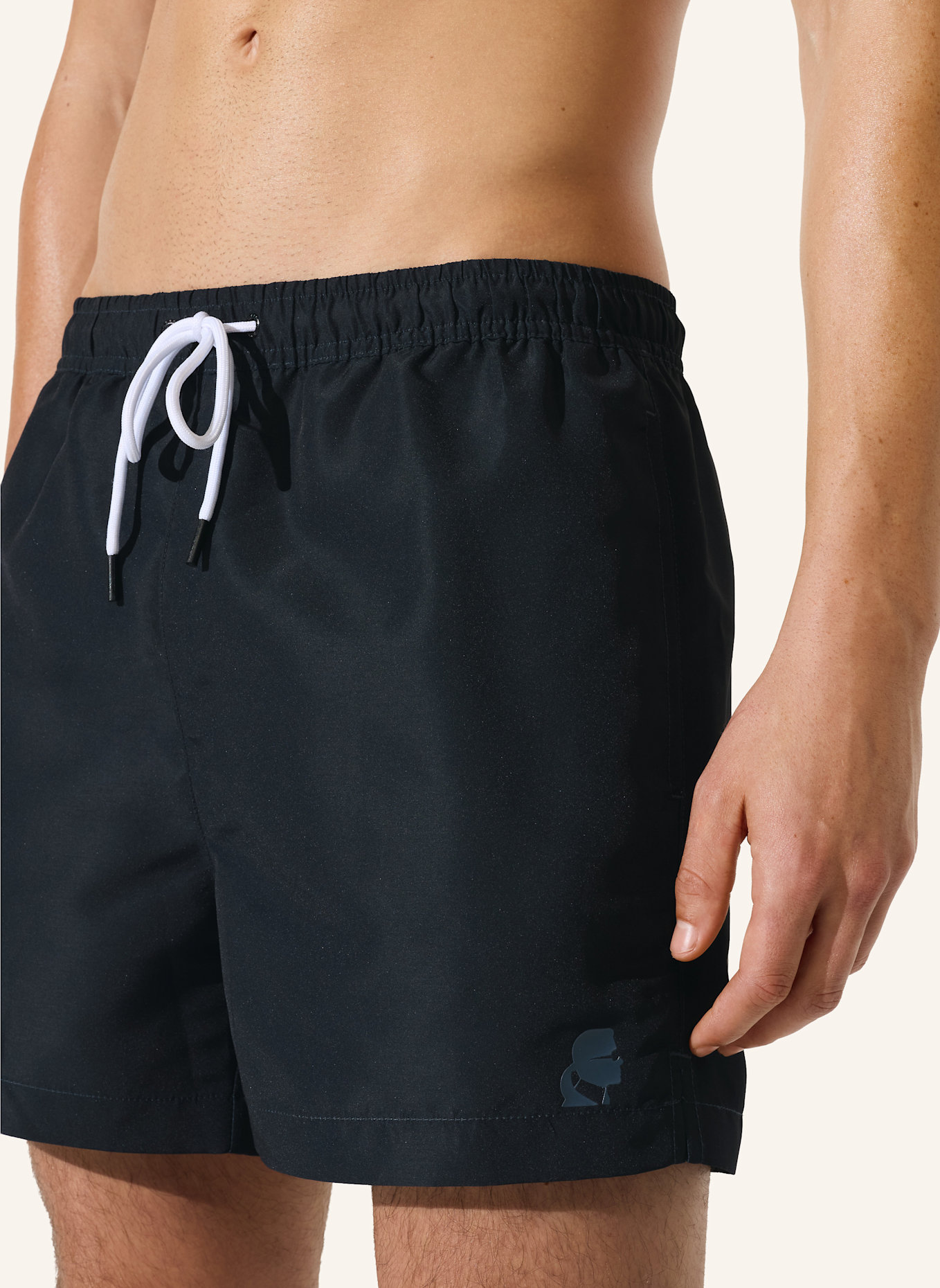 KARL LAGERFELD Bikini-Hose: DUNKELBLAU