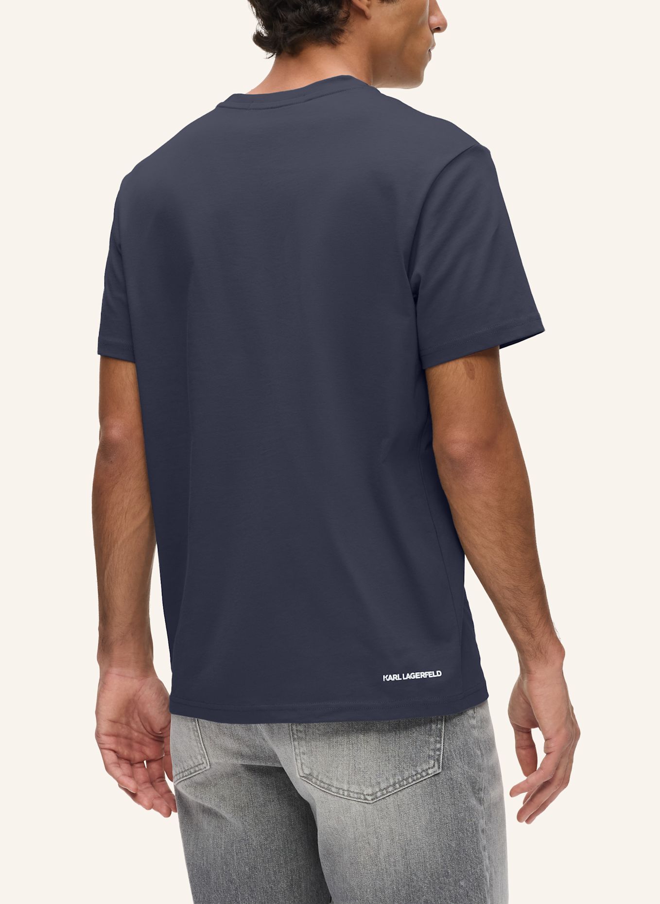 KARL LAGERFELD T-shirt: DUNKELBLAU