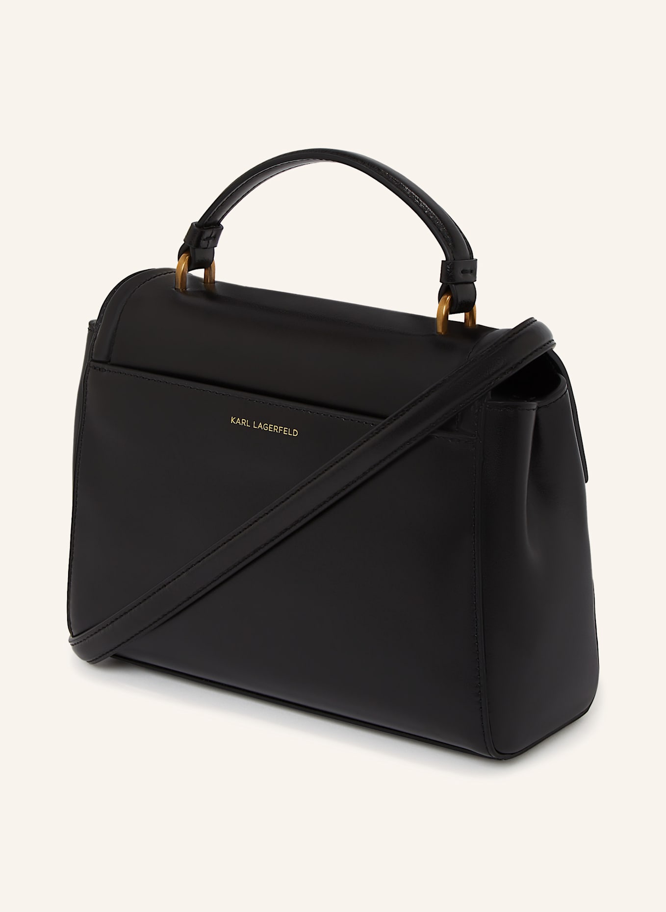 KARL LAGERFELD Tasche: SCHWARZ/ GOLD
