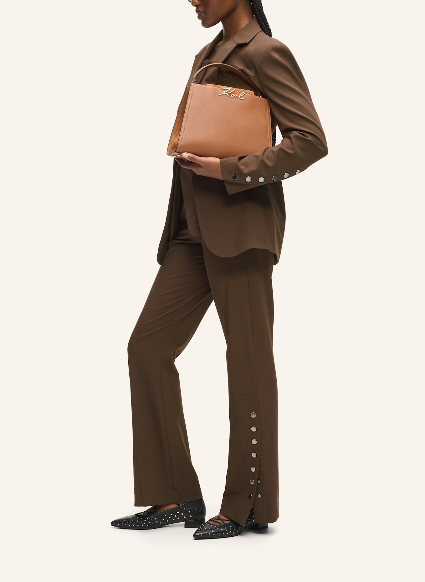 KARL LAGERFELD Hose: BRAUN