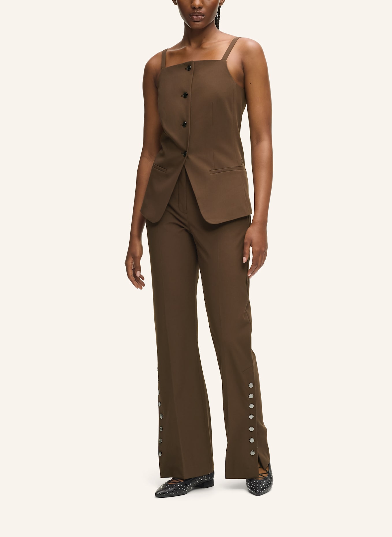 KARL LAGERFELD Hose: BRAUN