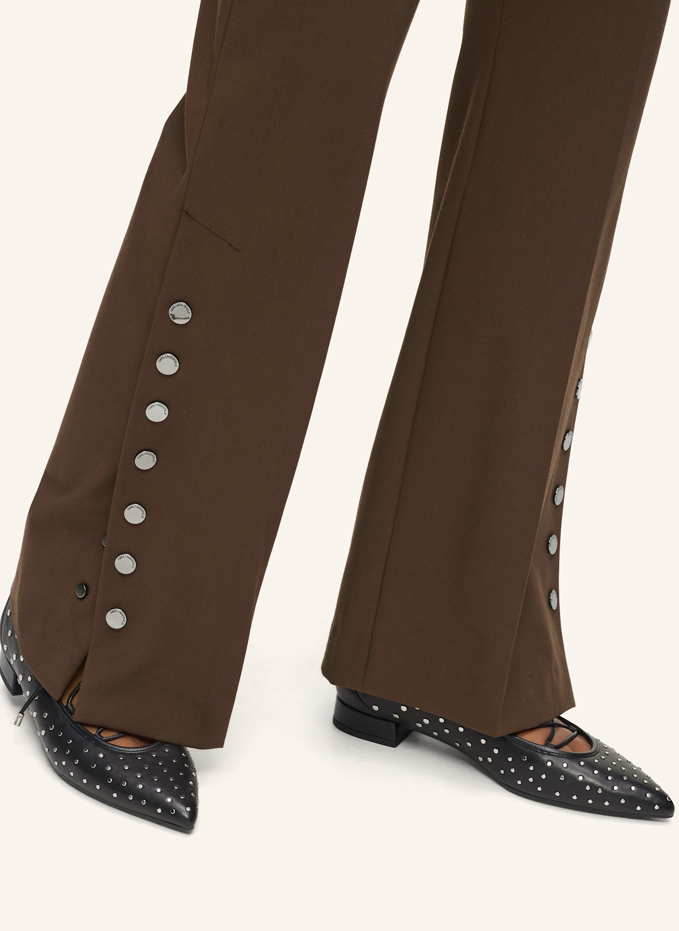 KARL LAGERFELD Hose: BRAUN