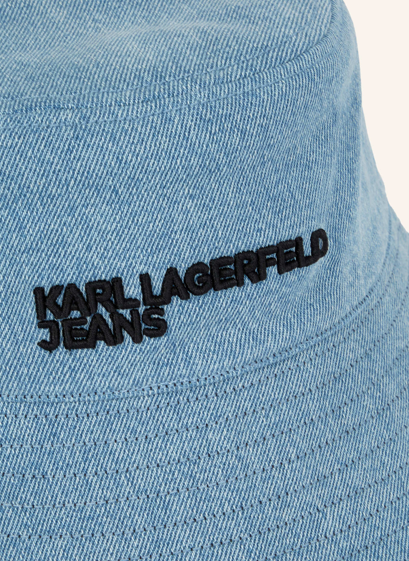 KARL LAGERFELD JEANS Hut: BLAU/ SCHWARZ