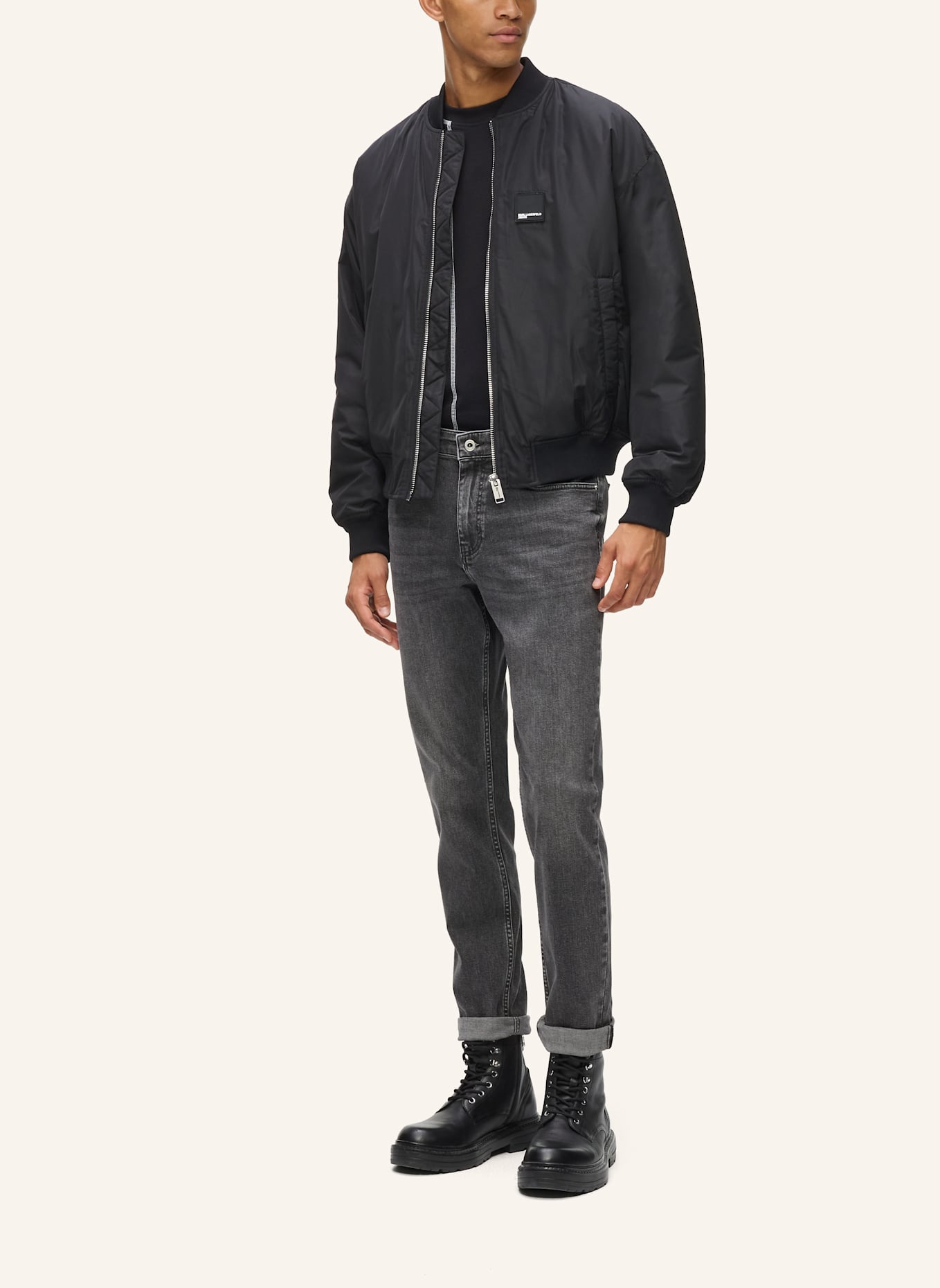 KARL LAGERFELD JEANS Jeans: SCHWARZ