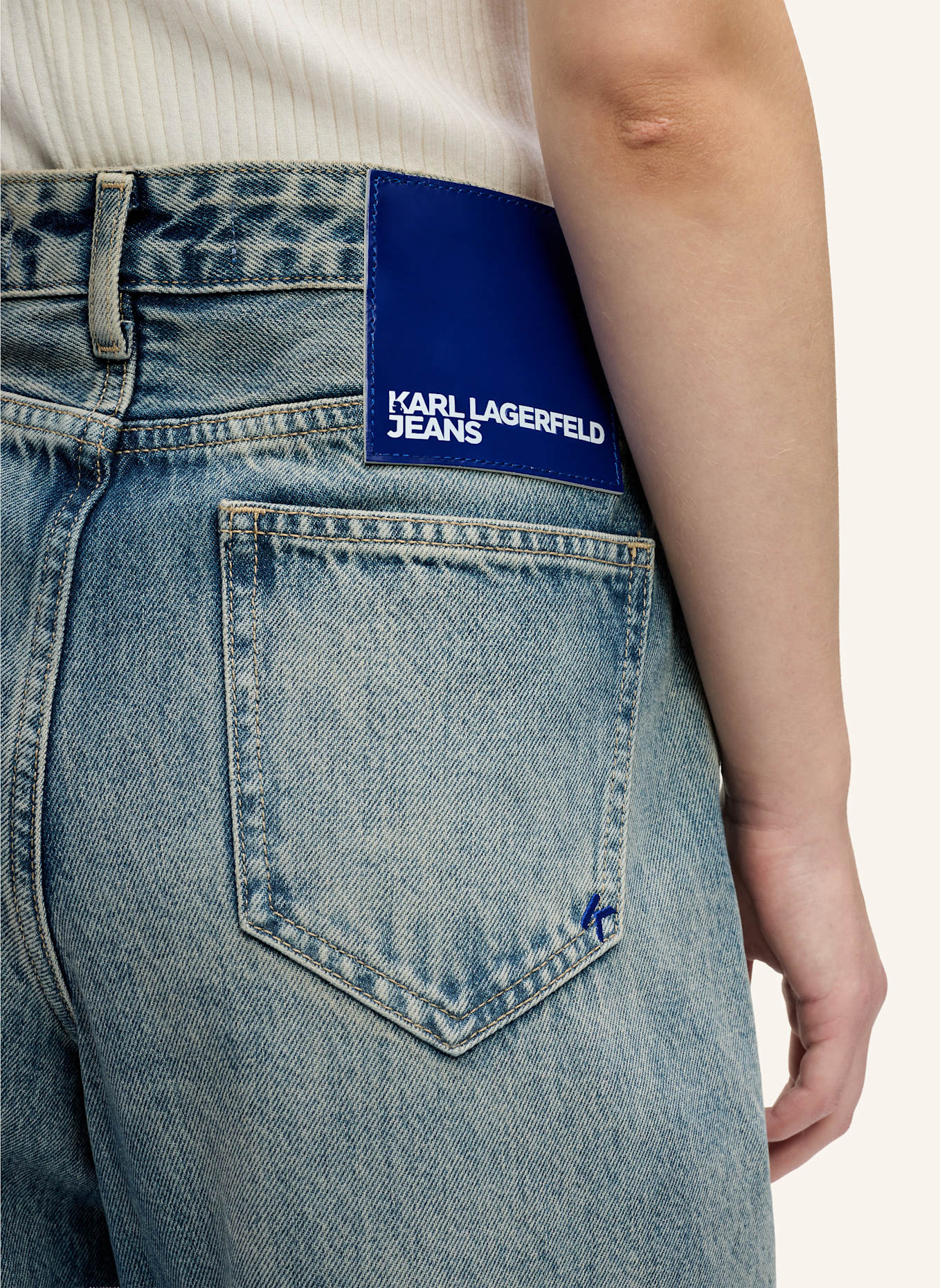 KARL LAGERFELD JEANS Jeans: BLAU