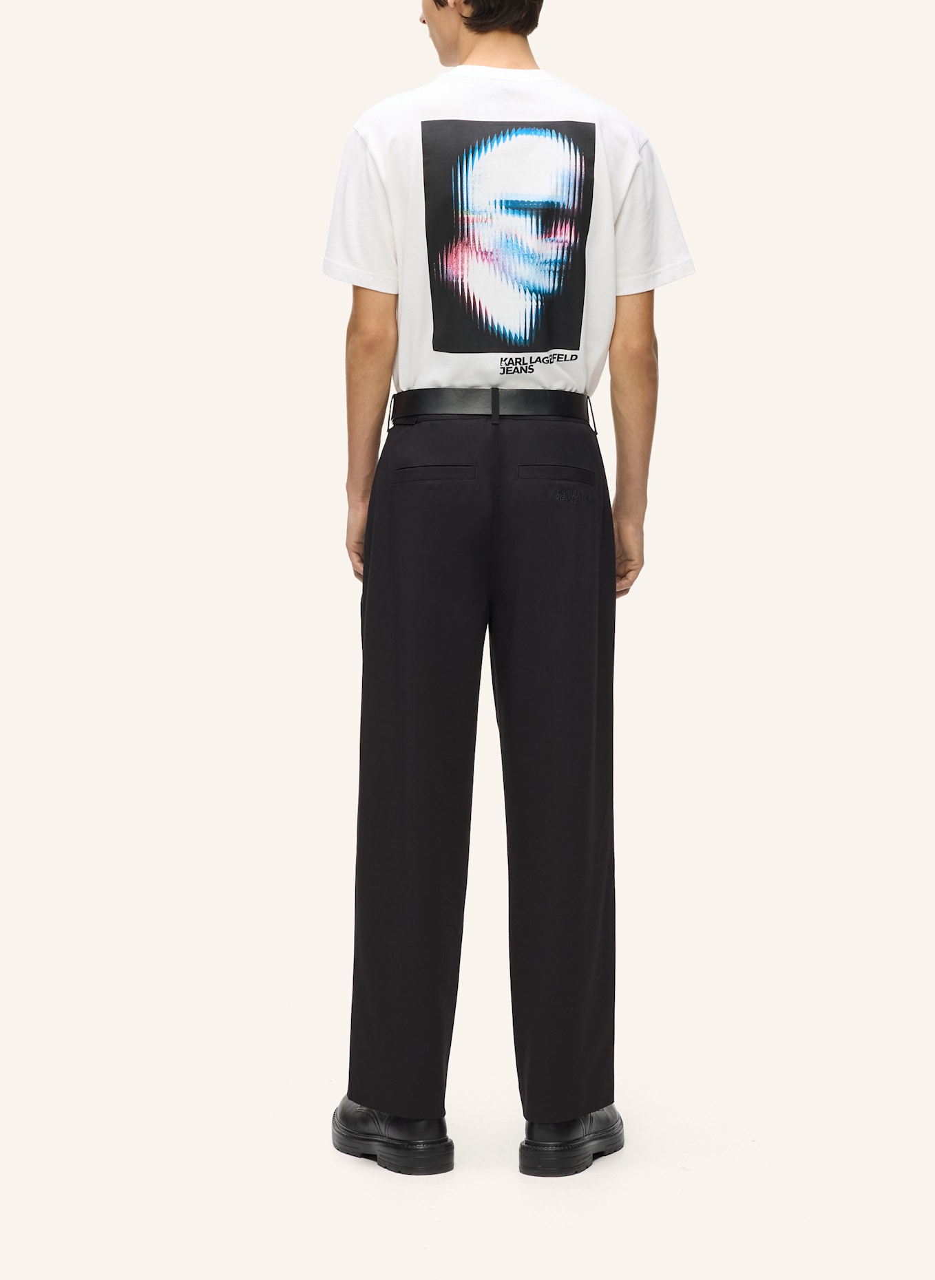 KARL LAGERFELD JEANS Hose: SCHWARZ