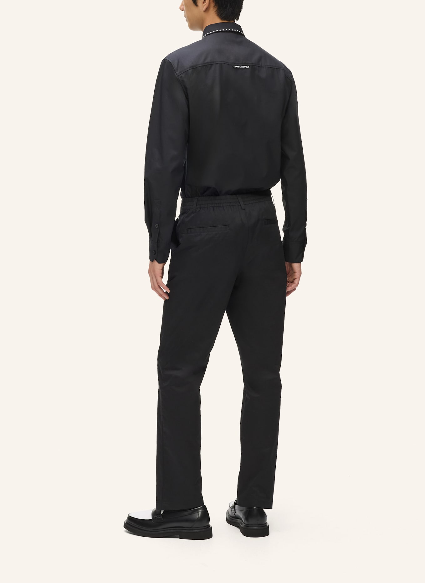 KARL LAGERFELD BYNDER TEST Hose: SCHWARZ