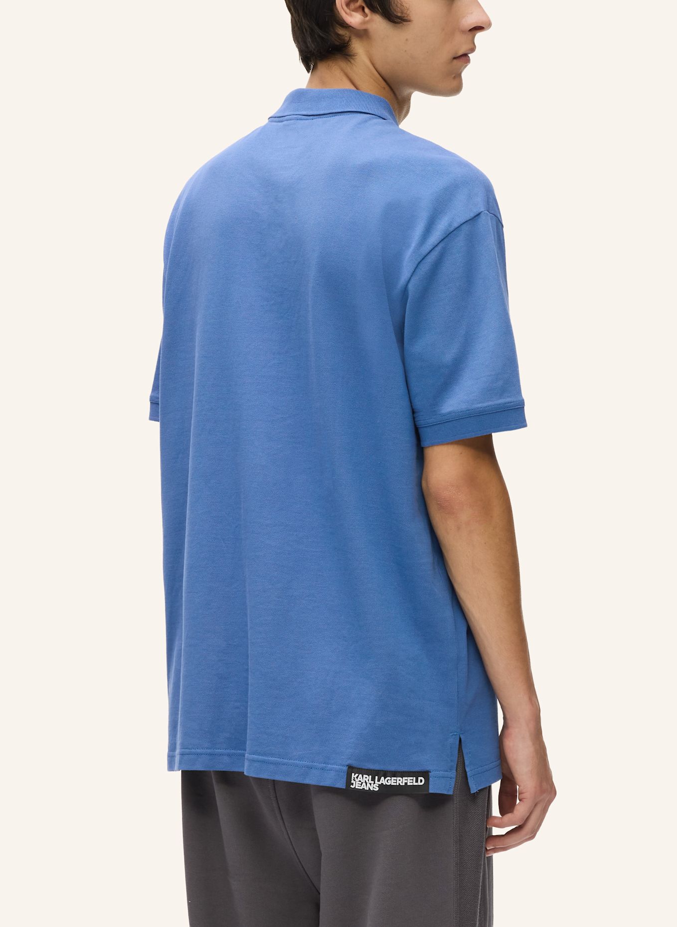 KARL LAGERFELD JEANS Poloshirt: BLAU