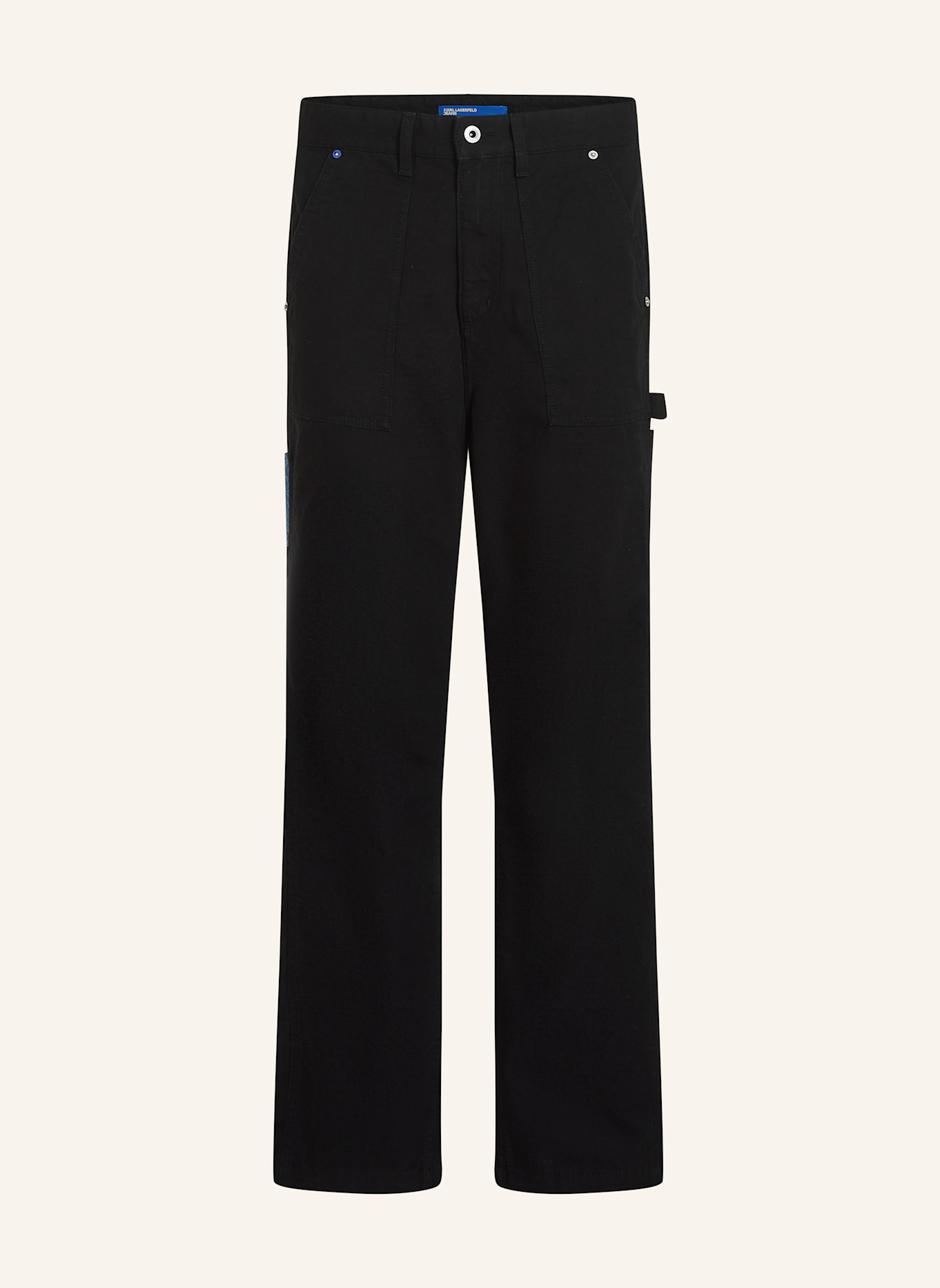 KARL LAGERFELD JEANS Hose: BLAU/ SCHWARZ