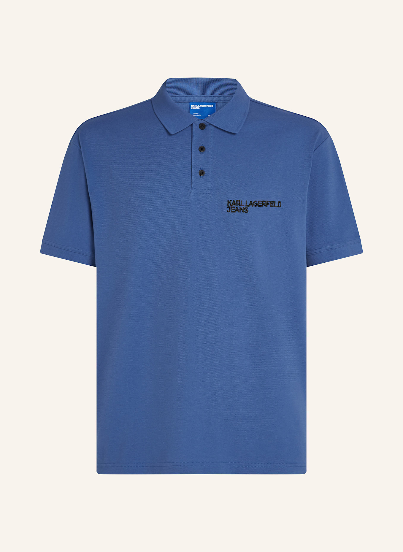 KARL LAGERFELD JEANS Poloshirt: BLAU