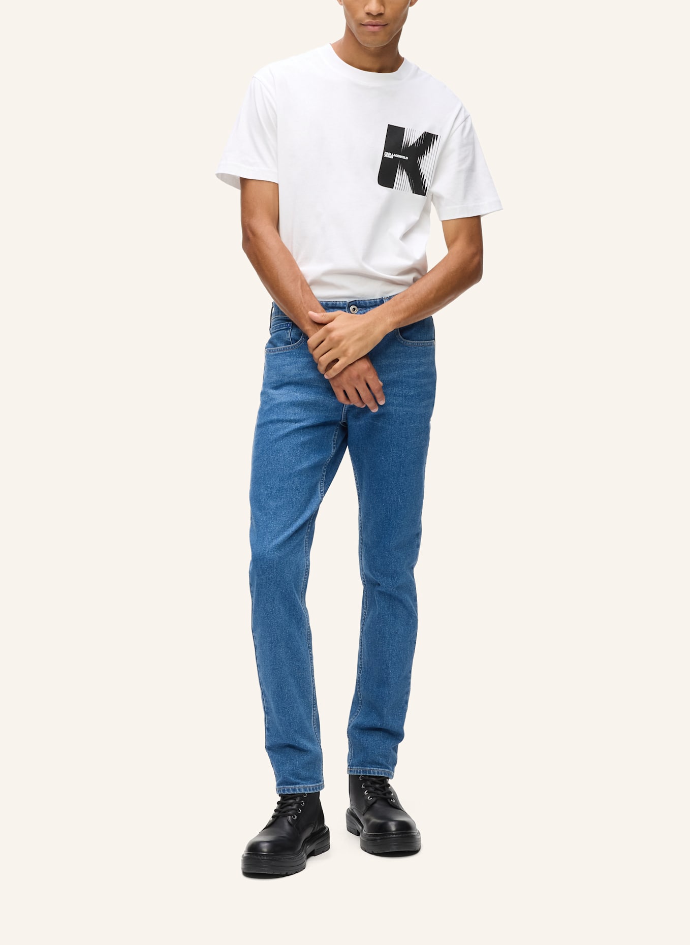 KARL LAGERFELD JEANS Jeans: BLAU