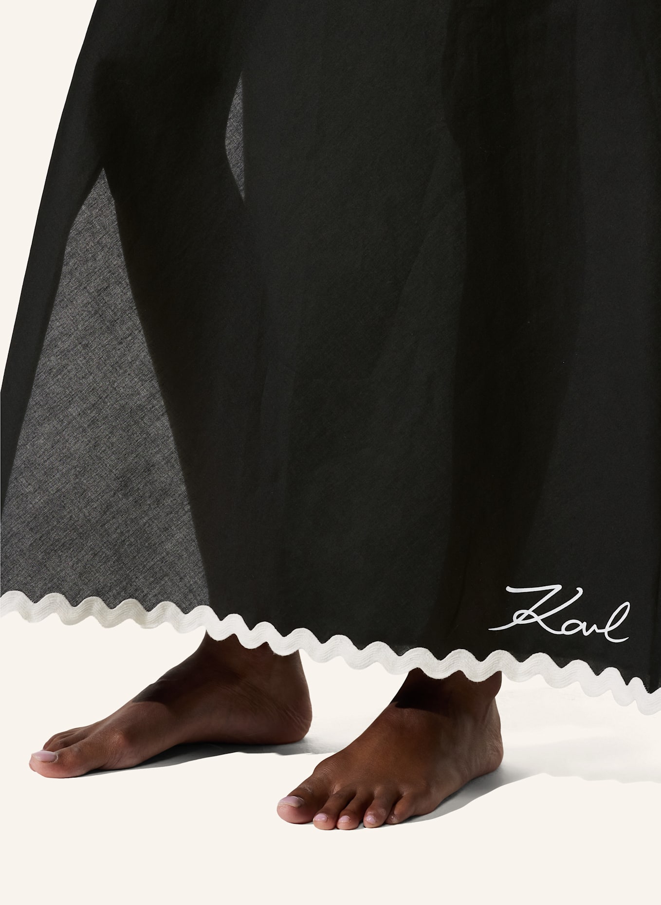 KARL LAGERFELD Rock: SCHWARZ