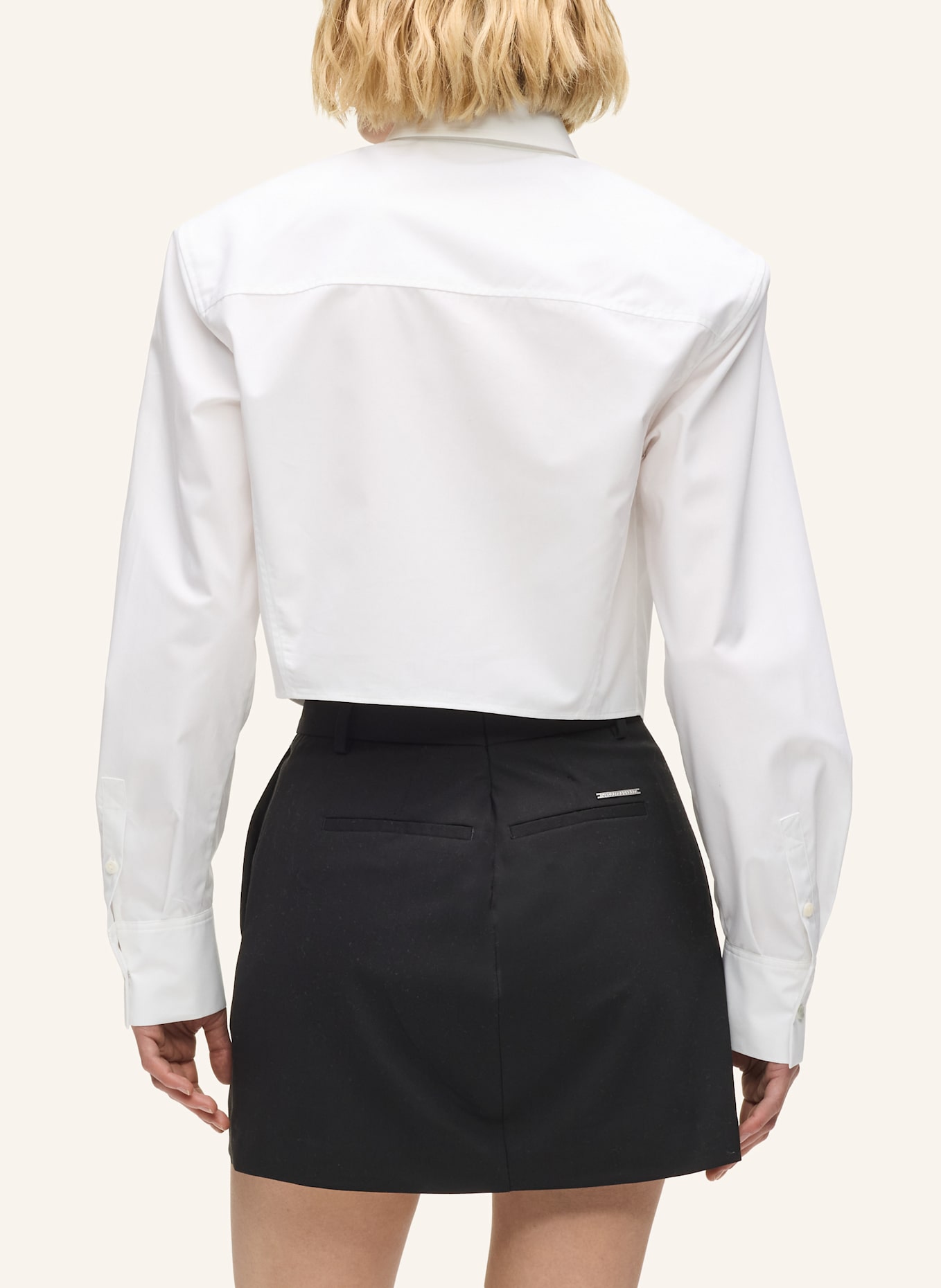KARL LAGERFELD Bluse: WEISS