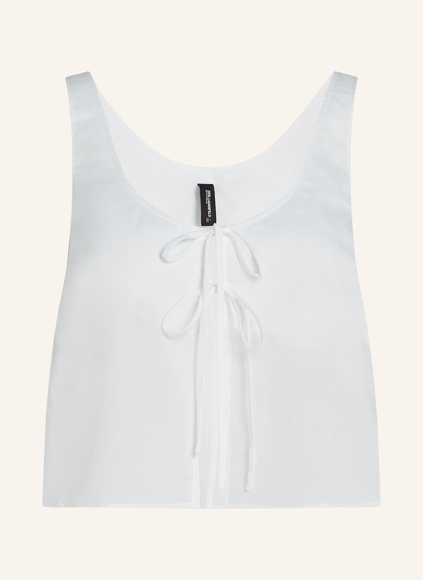 KARL LAGERFELD Top: WEISS
