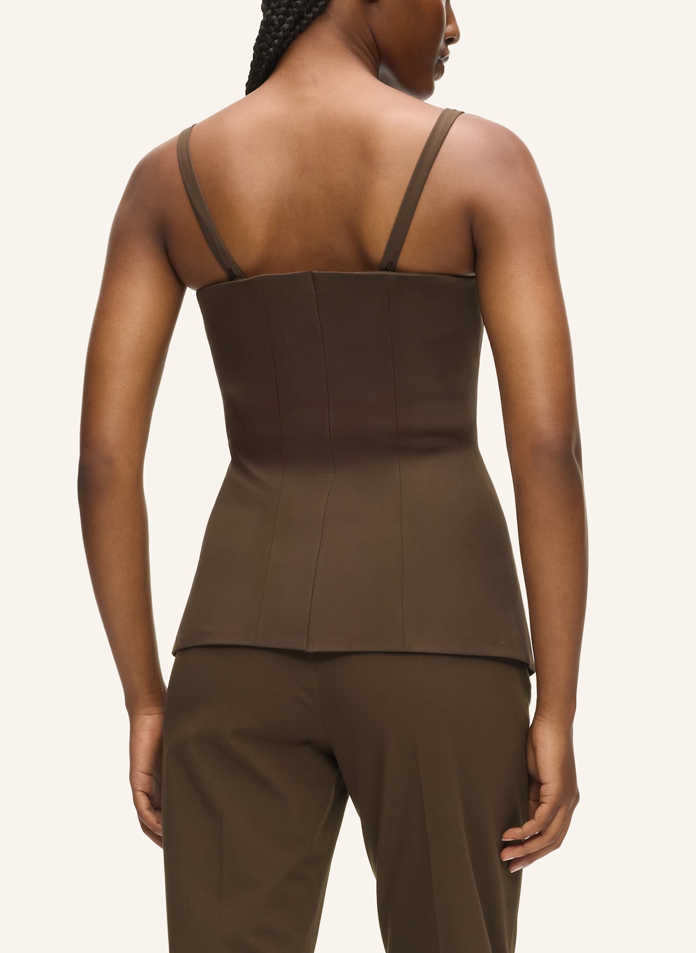 KARL LAGERFELD Bluse: BRAUN