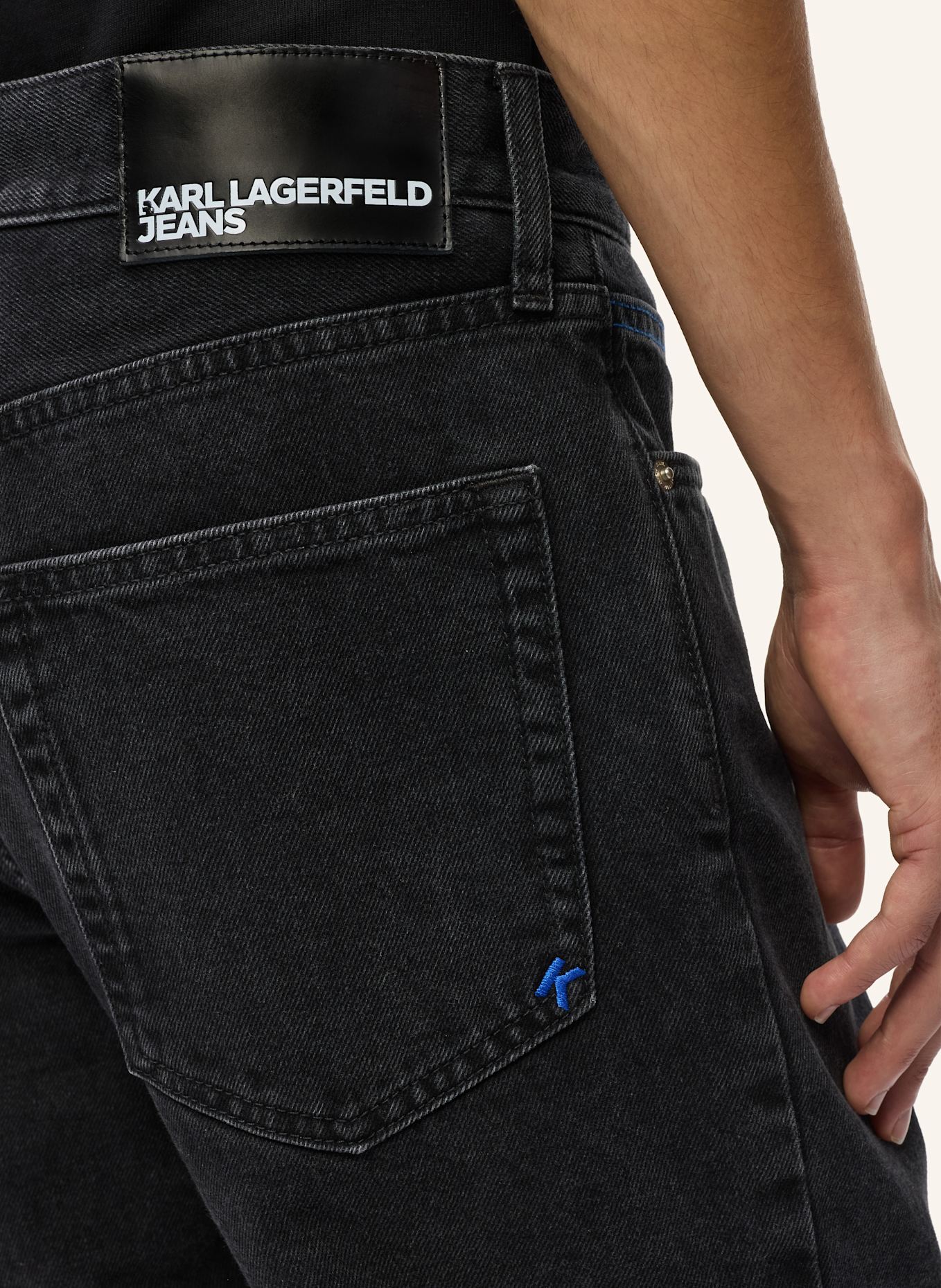 KARL LAGERFELD JEANS Jeans: SCHWARZ