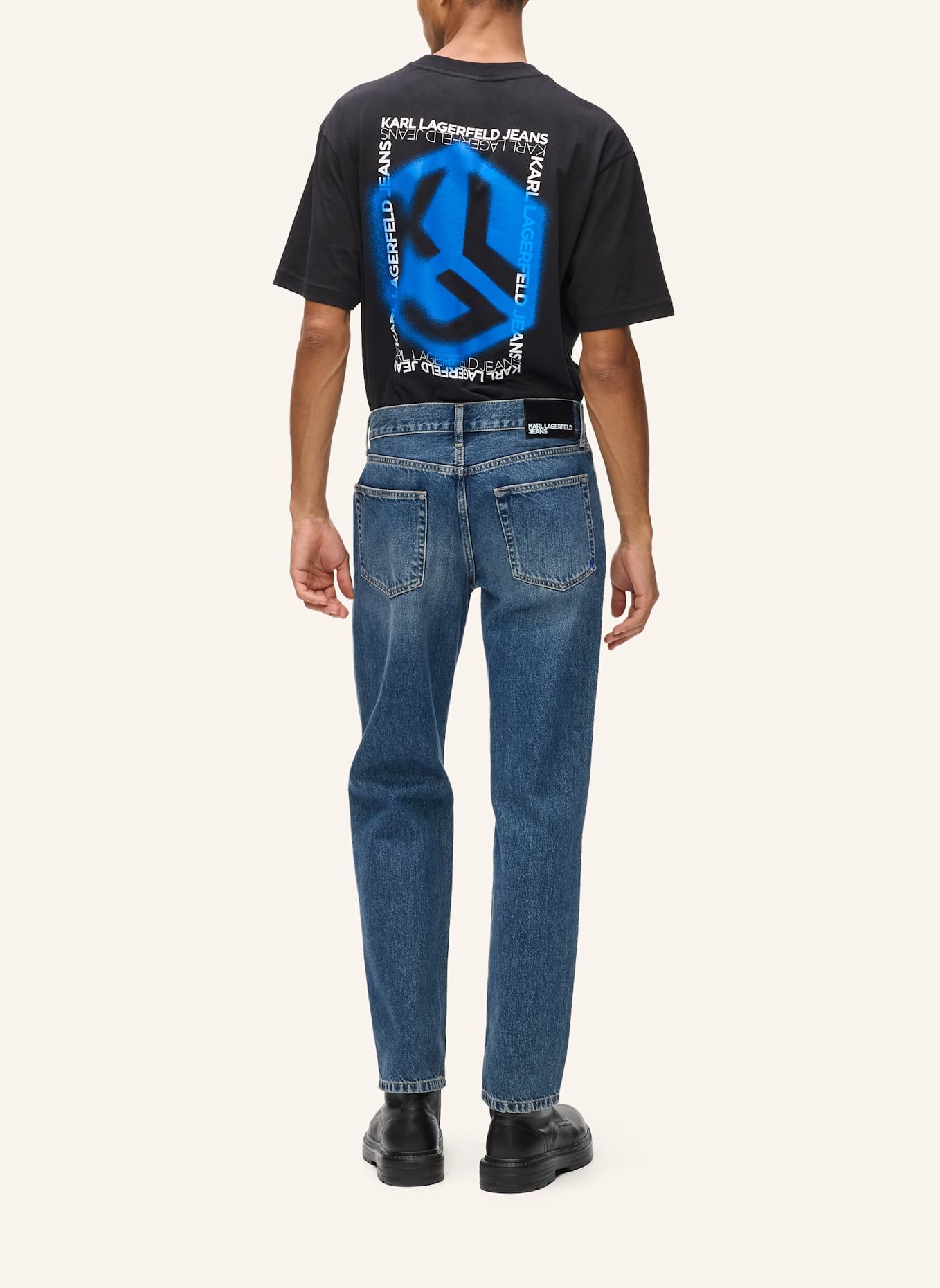 KARL LAGERFELD JEANS Jeans: BLAU