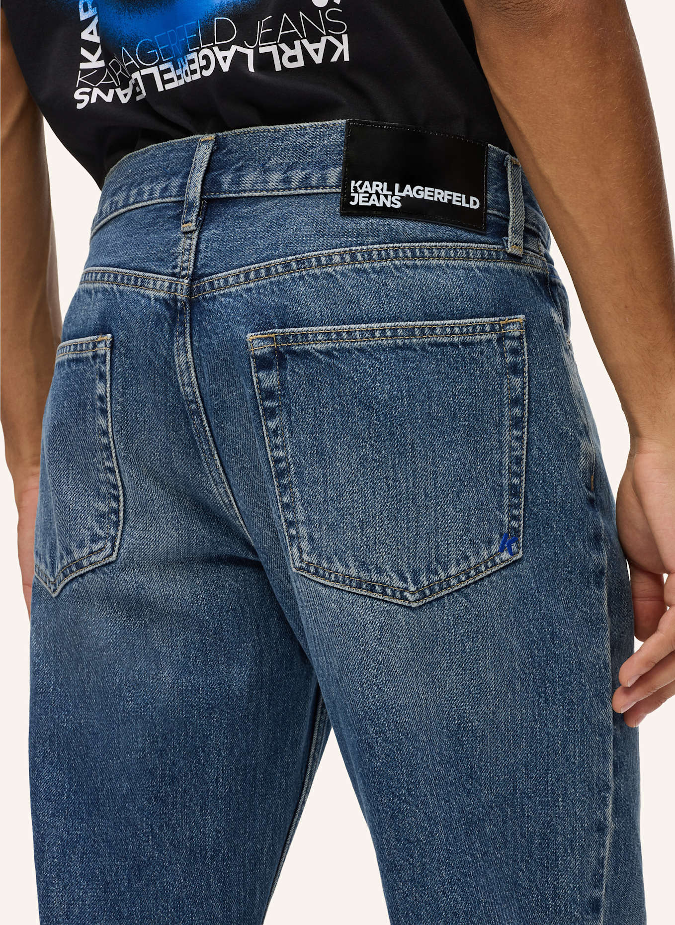 KARL LAGERFELD JEANS Jeans: BLAU