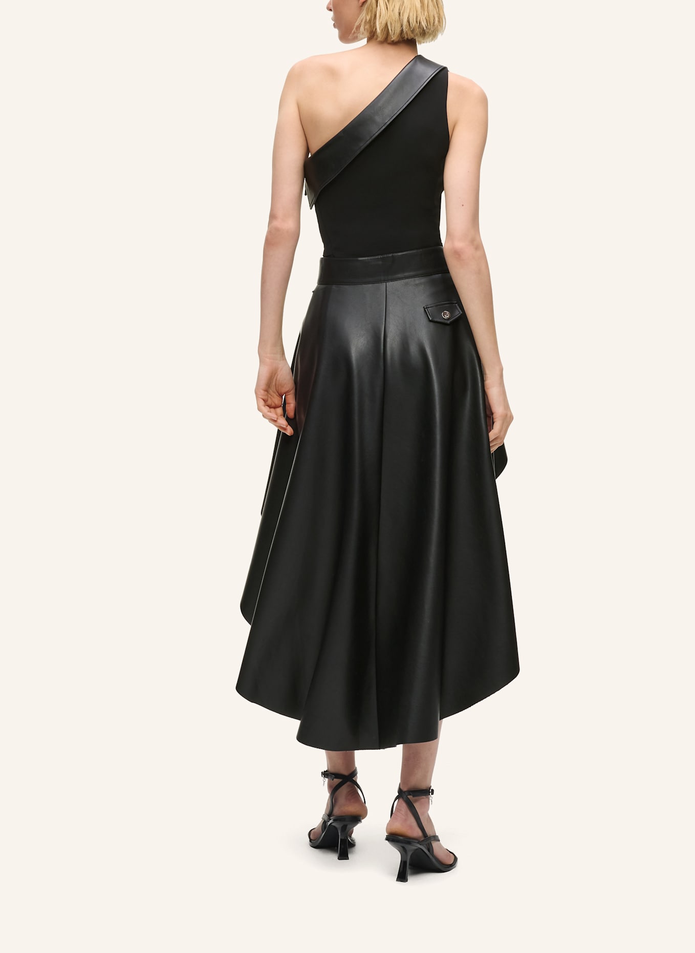 KARL LAGERFELD Kleid: SCHWARZ