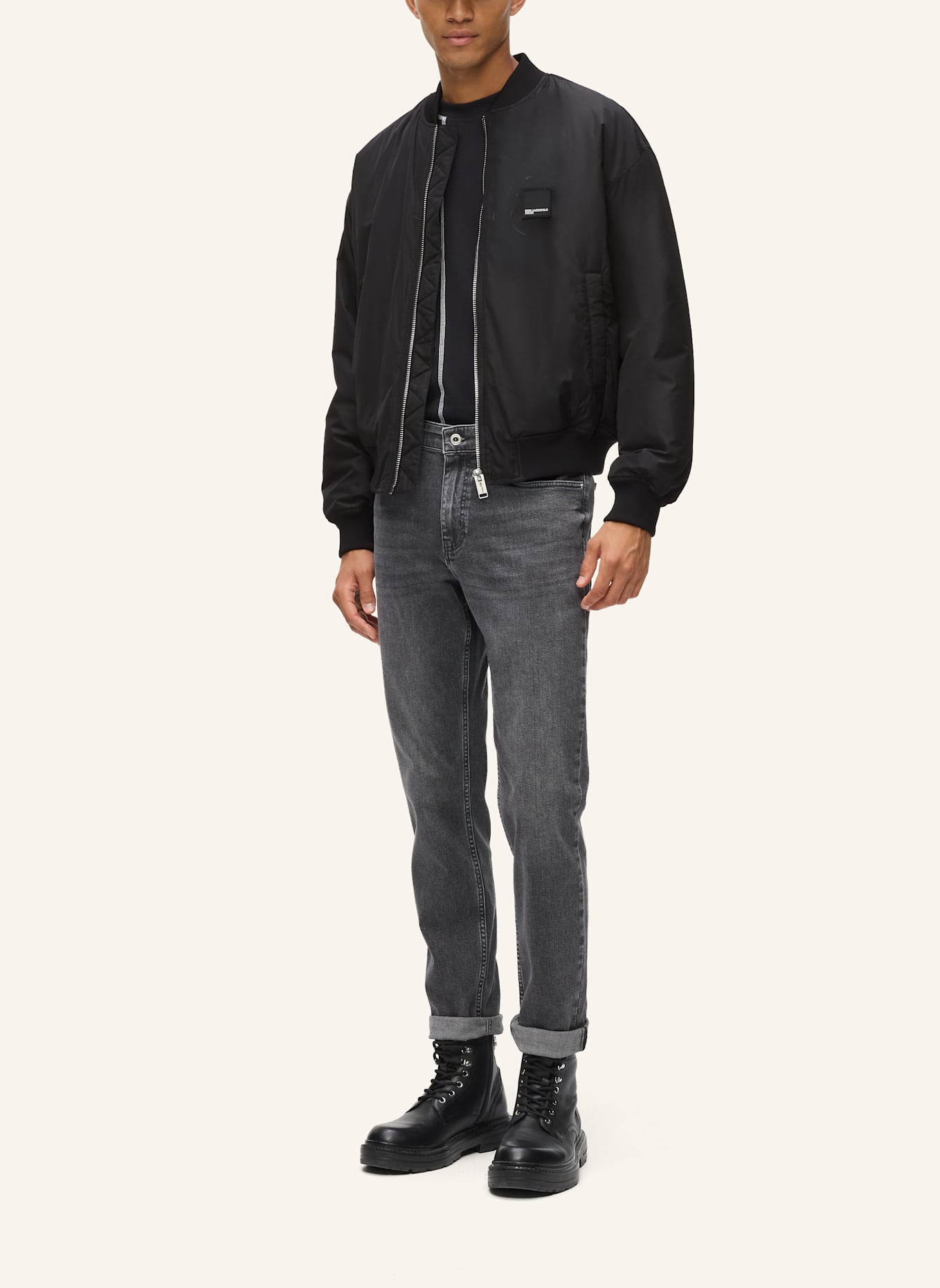 KARL LAGERFELD JEANS Jacke: SCHWARZ
