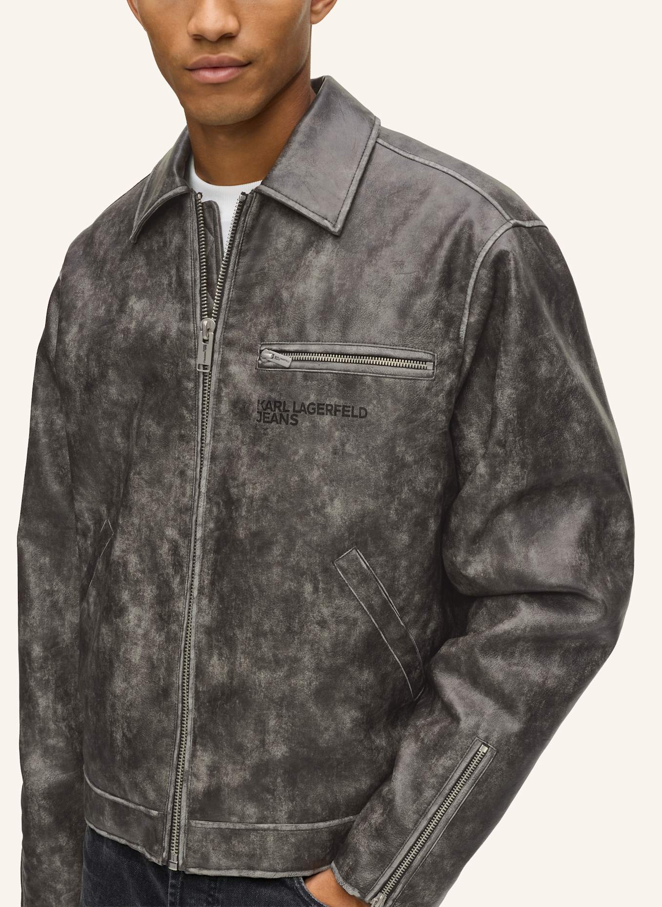 KARL LAGERFELD JEANS Jacke: SCHWARZ