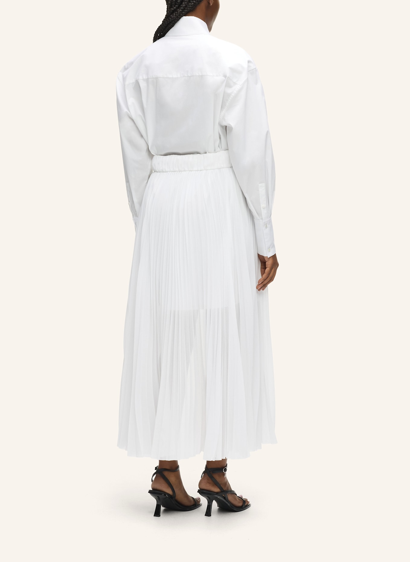 KARL LAGERFELD Kleid: WEISS