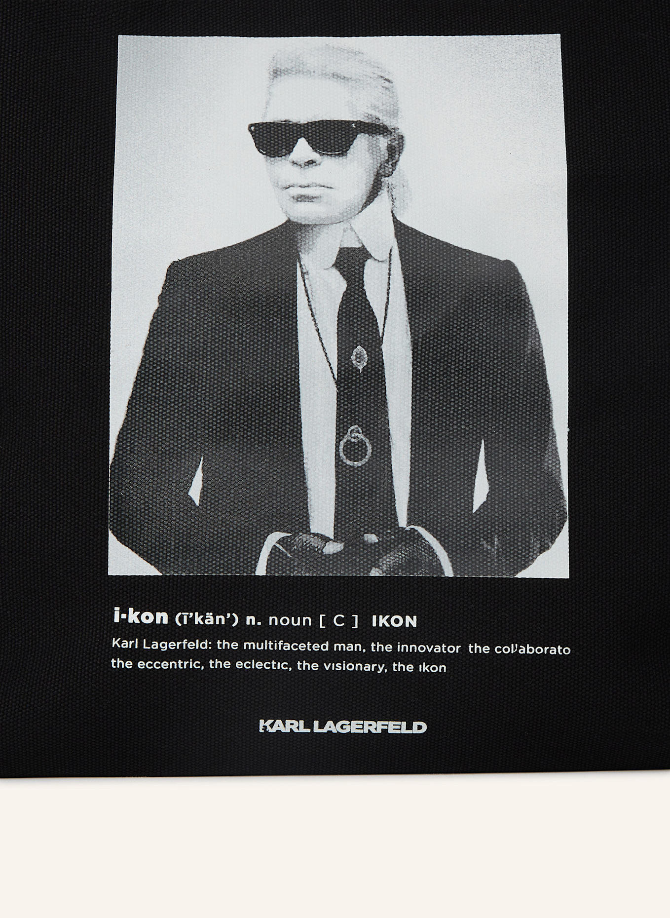KARL LAGERFELD Shopper: SCHWARZ